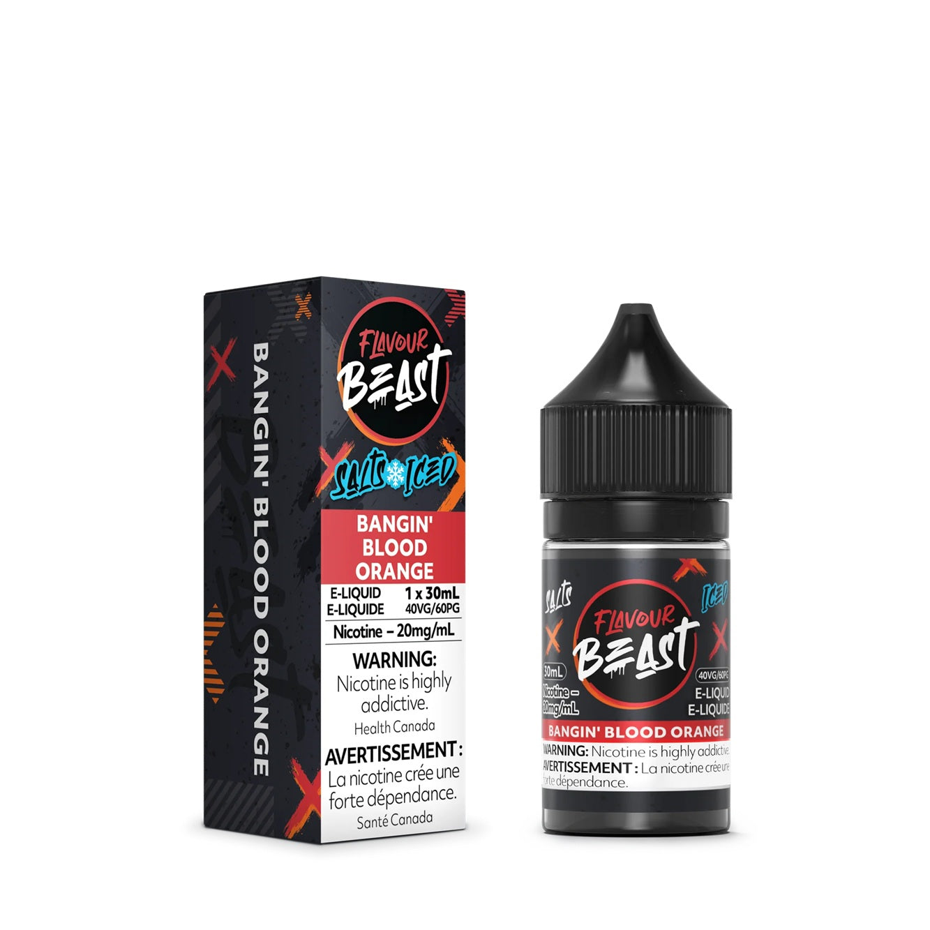 BANGIN' BLOOD ORANGE - FLAVOUR BEAST E LIQUID (30mL)