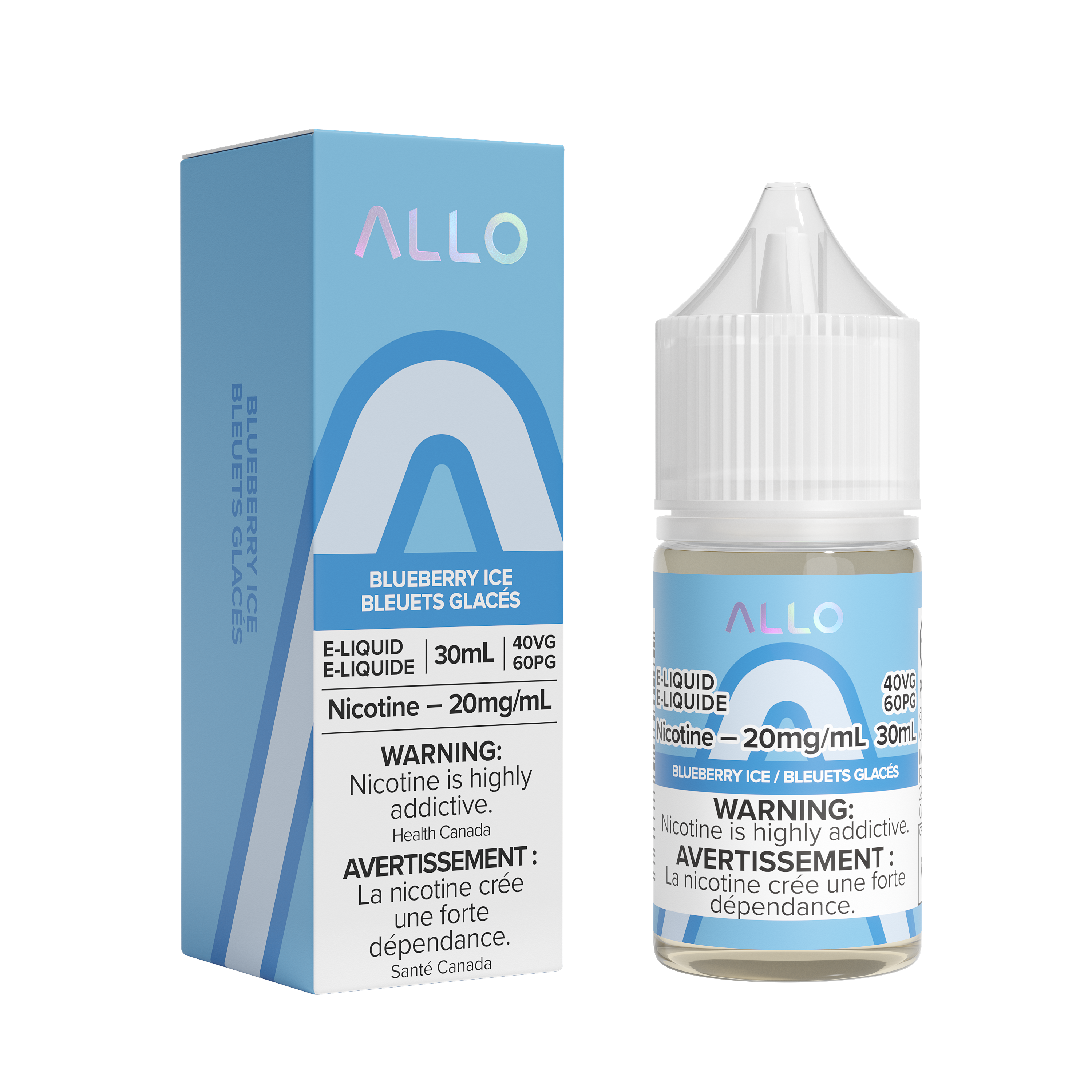 ALLO E LIQUID - BLUEBERRY ICE
