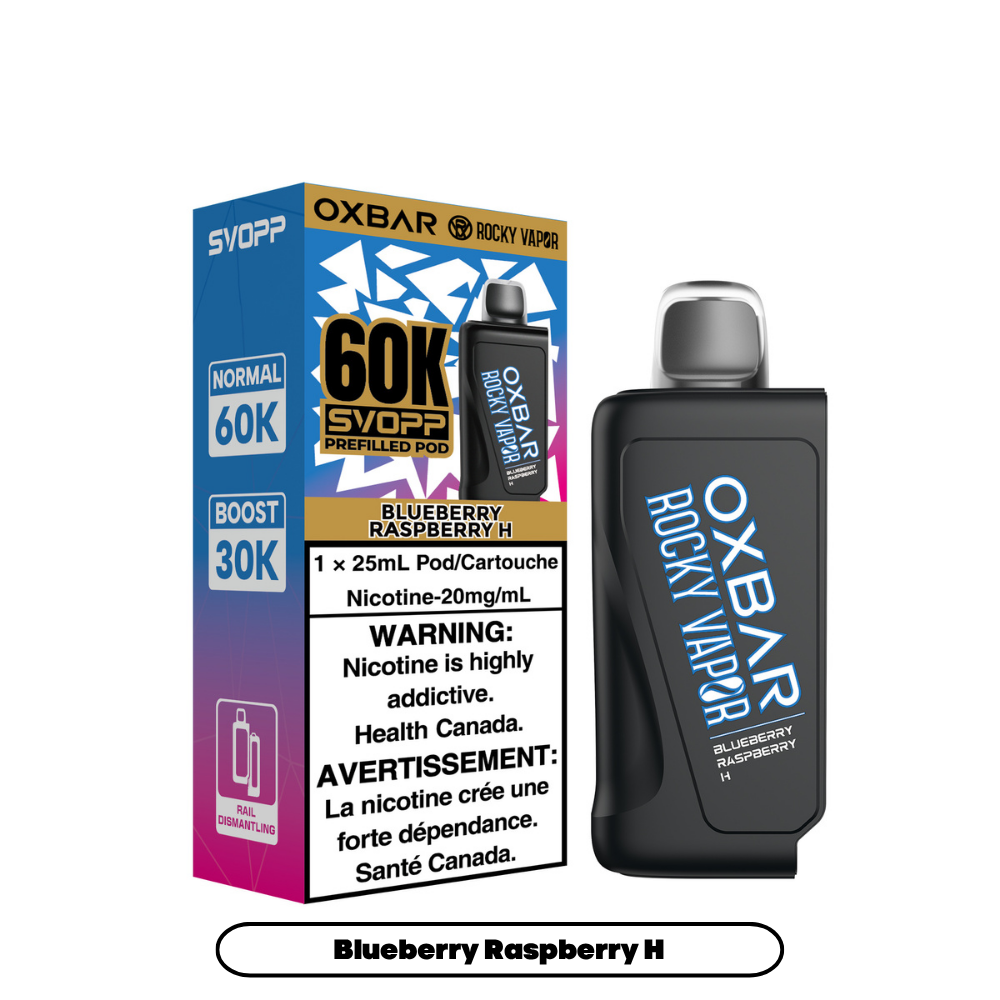BLUEBERRY RASPBERRY H - OXBAR SVOPP 60K POD SYSTEM (SVOPP DEVICE REQUIRED)