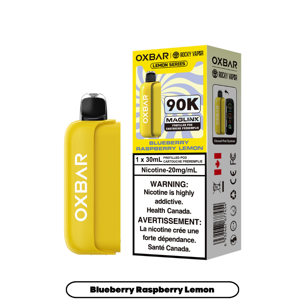 BLUEBERRY RASPBERRY LEMON - OXBAR MAGLINK (POD ONLY, MAGLINK DEVICE REQUIRED) (30mL)
