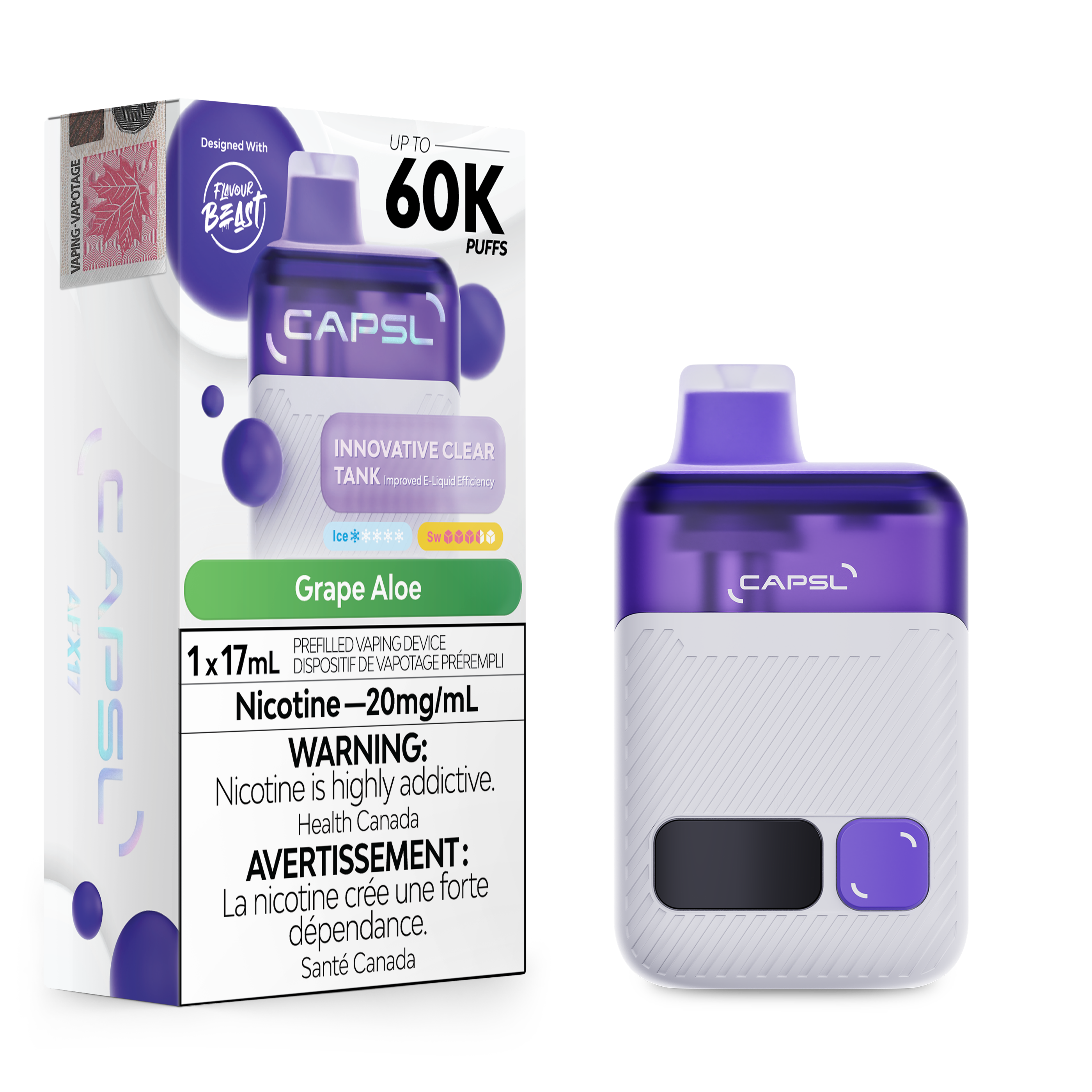 GRAPE ALOE - CAPSL DISPOSABLE (17mL)