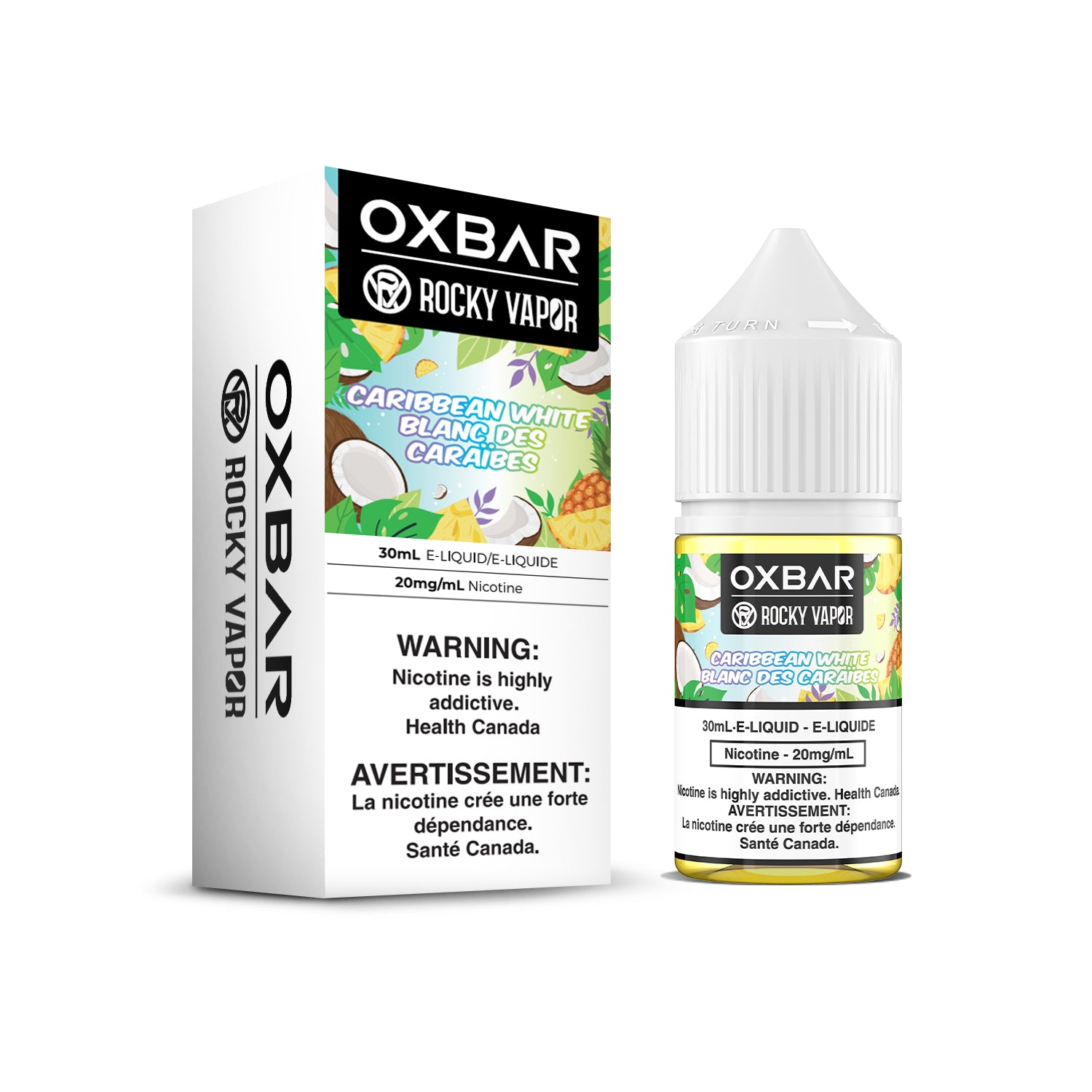 CARIBBEAN WHITE - OXBAR E LIQUID (30mL)