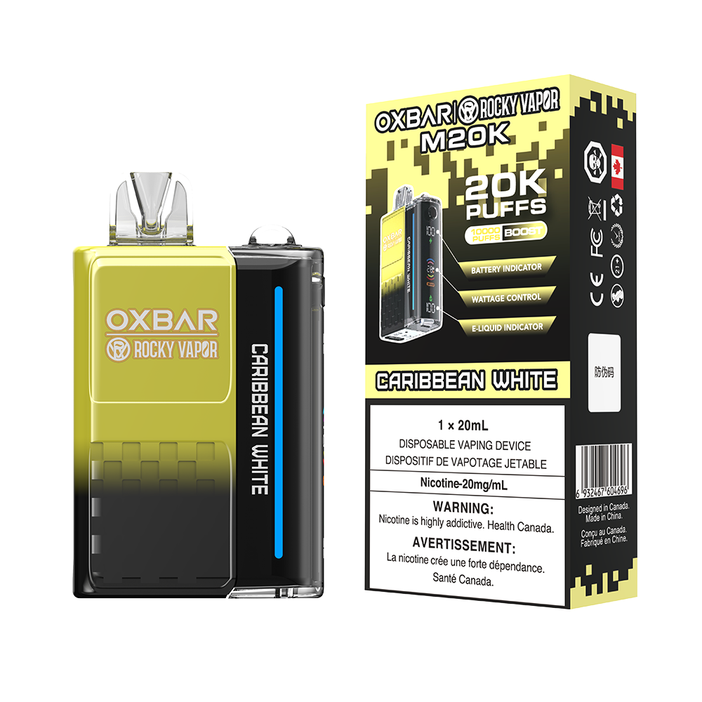 CARIBBEAN WHITE - OXBAR M20K BY ROCKY VAPOR