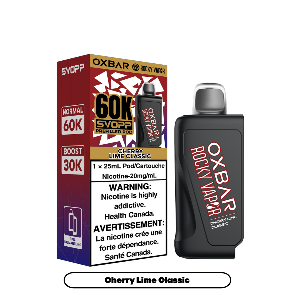 CHERRY LIME CLASSIC - OXBAR SVOPP 60K POD SYSTEM (SVOPP DEVICE REQUIRED)