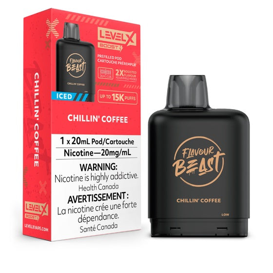 CHILLIN' COFFEE ICED - LEVEL X FB BOOST (20mL)