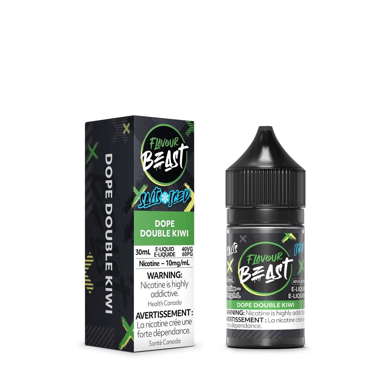 DOPE DOUBLE KIWI ICED - FLAVOUR BEAST E LIQUID (30mL)