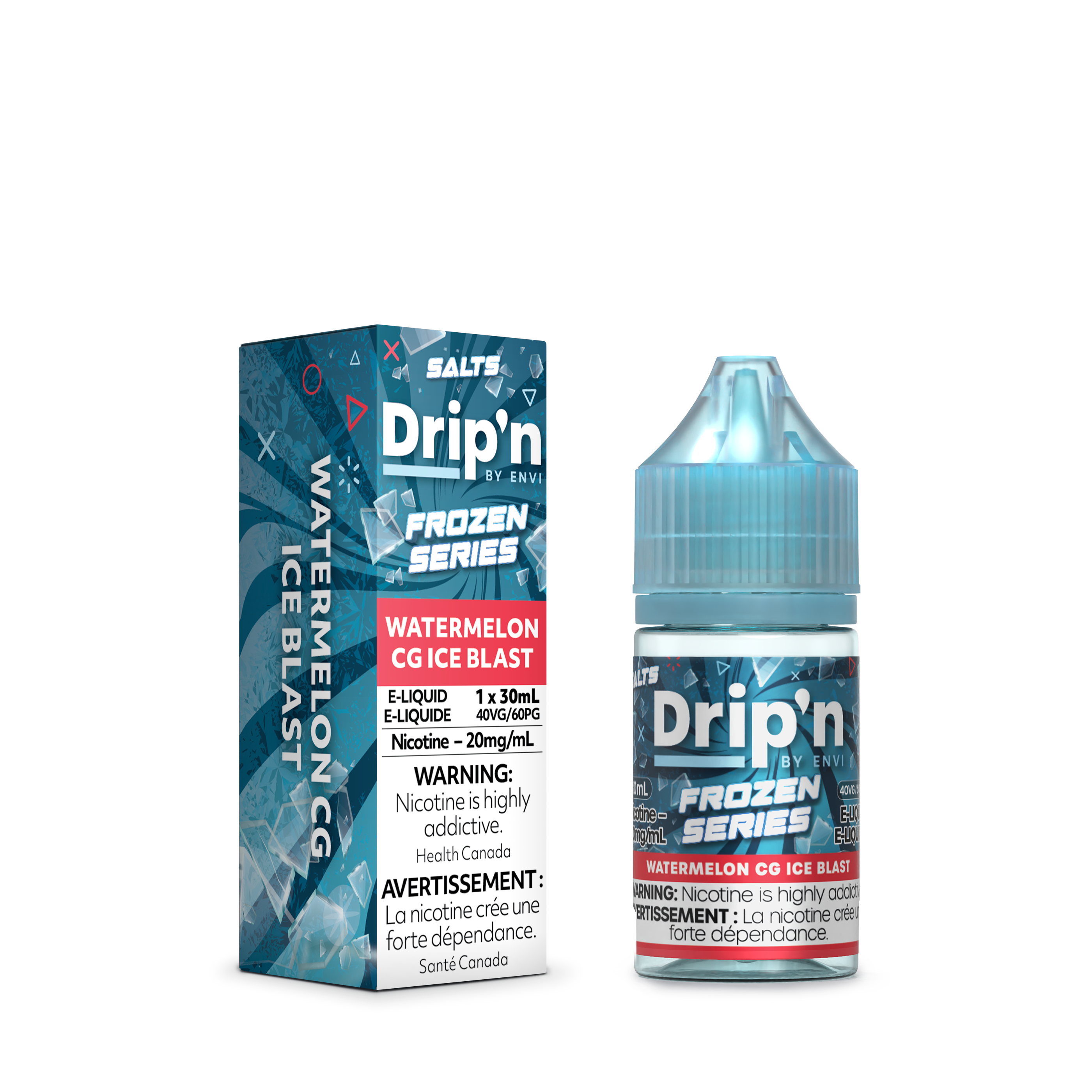 WATERMELON CG ICE BLAST - DRIP'N BY ENVI E-LIQUID (30mL)