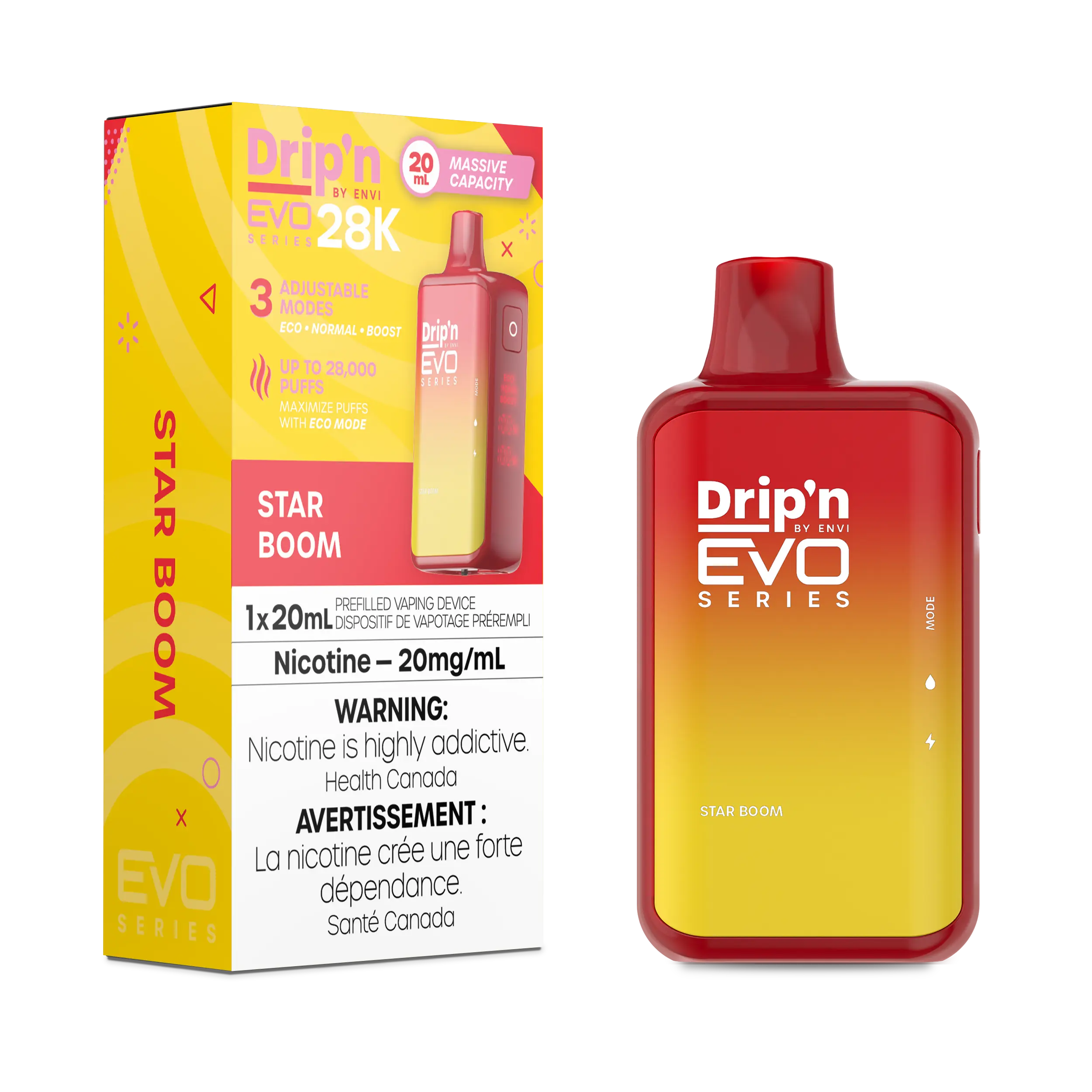 STAR BOOM - DRIP'N EVO 28K BY ENVI