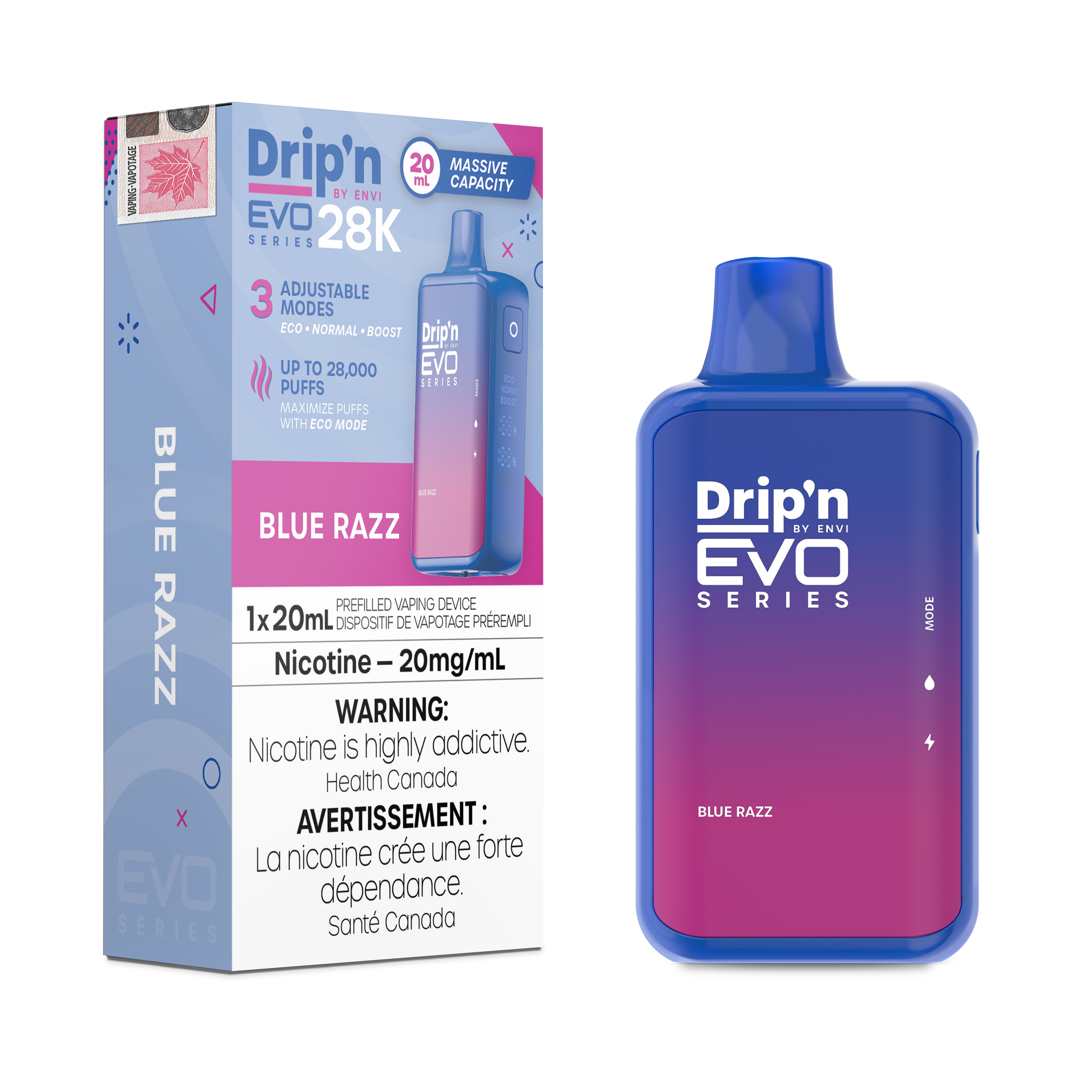 BLUE RAZZ - DRIP'N EVO 28K BY ENVI