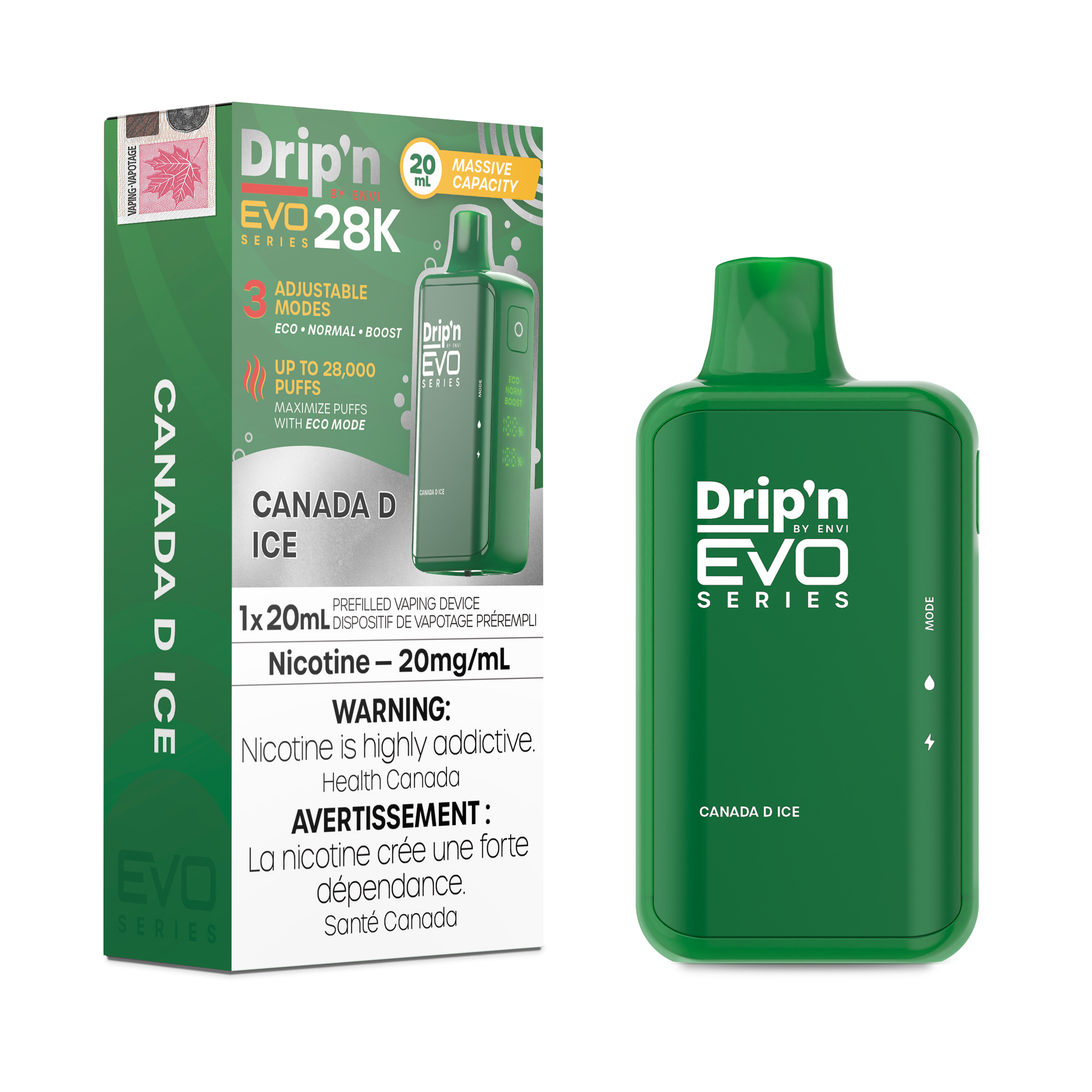CANADA D ICE - DRIP'N EVO 28K BY ENVI