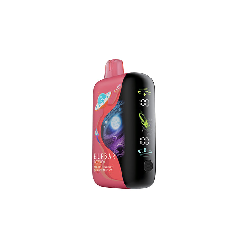 SOUR STRAWBERRY DRAGON FRUIT ICE - ELFBAR FS70K DISPOSABLE (20mL)