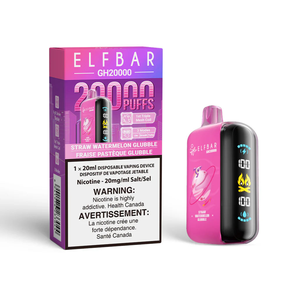 STRAW WATERMELON GLUBBLE - ELFBAR GH20000 (20mL)