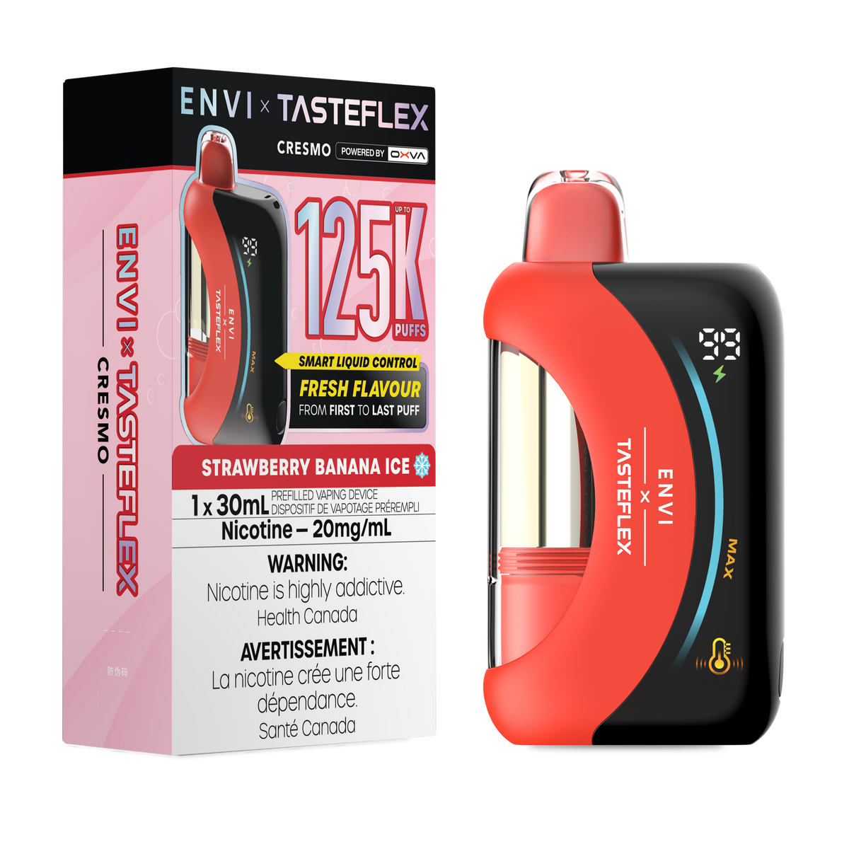 STRAWBERRY BANANA ICE - ENVI X TASTEFLEX (30mL)