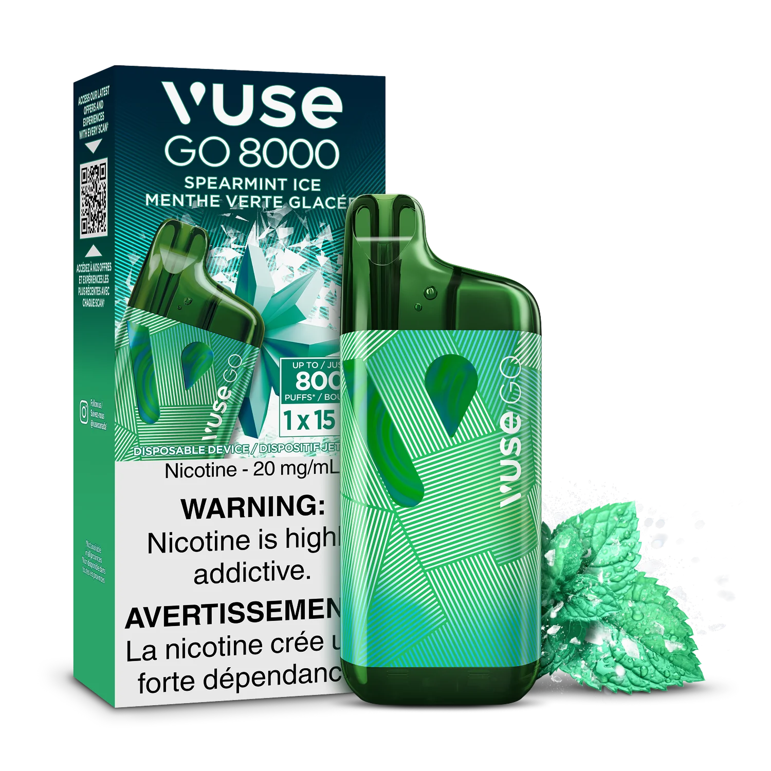 SPEARMINT ICE - VUSE GO 8K 2.0