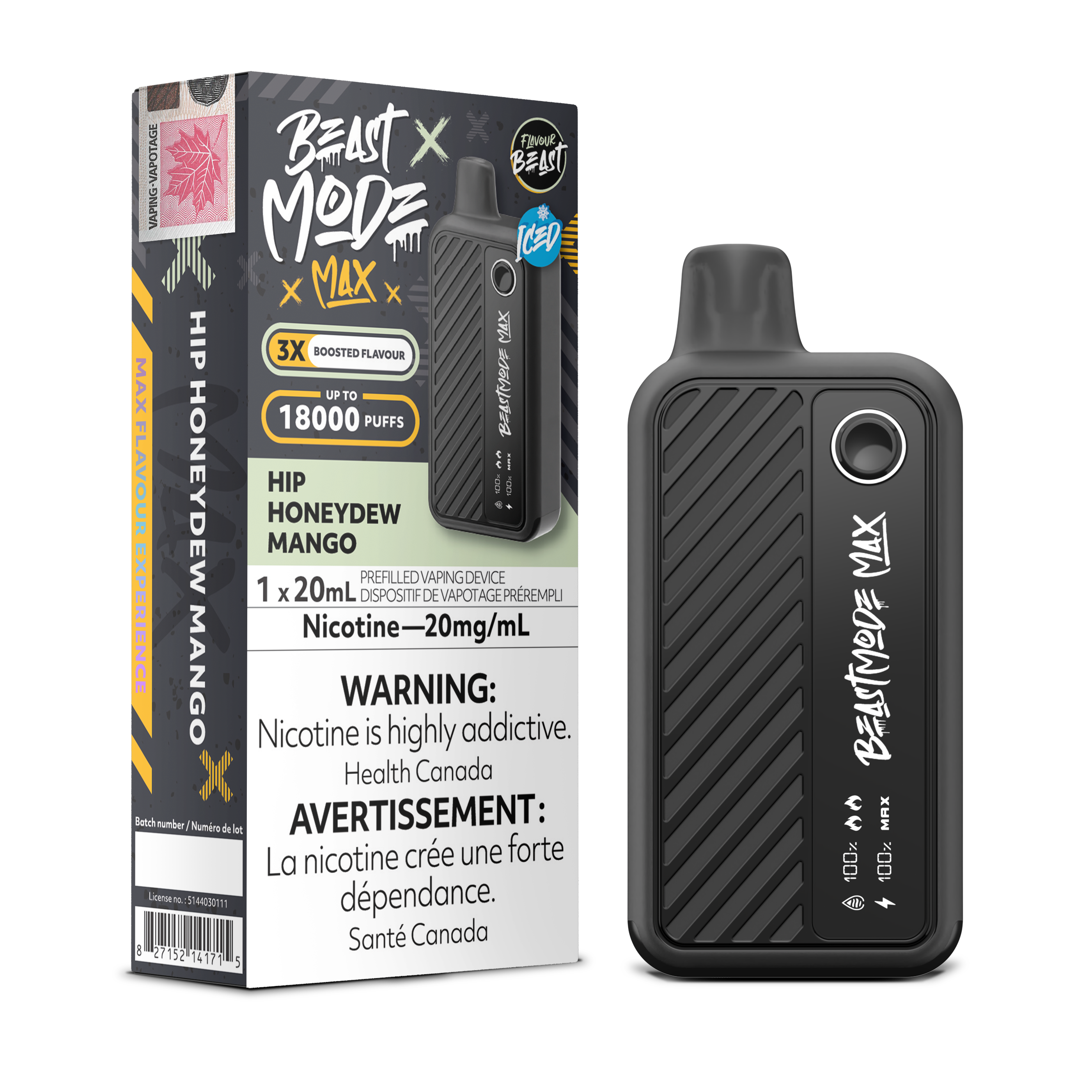 HIP HONEWDEW MANGO- FLAVOUR BEAST BEAST MODE MAX (20mL)