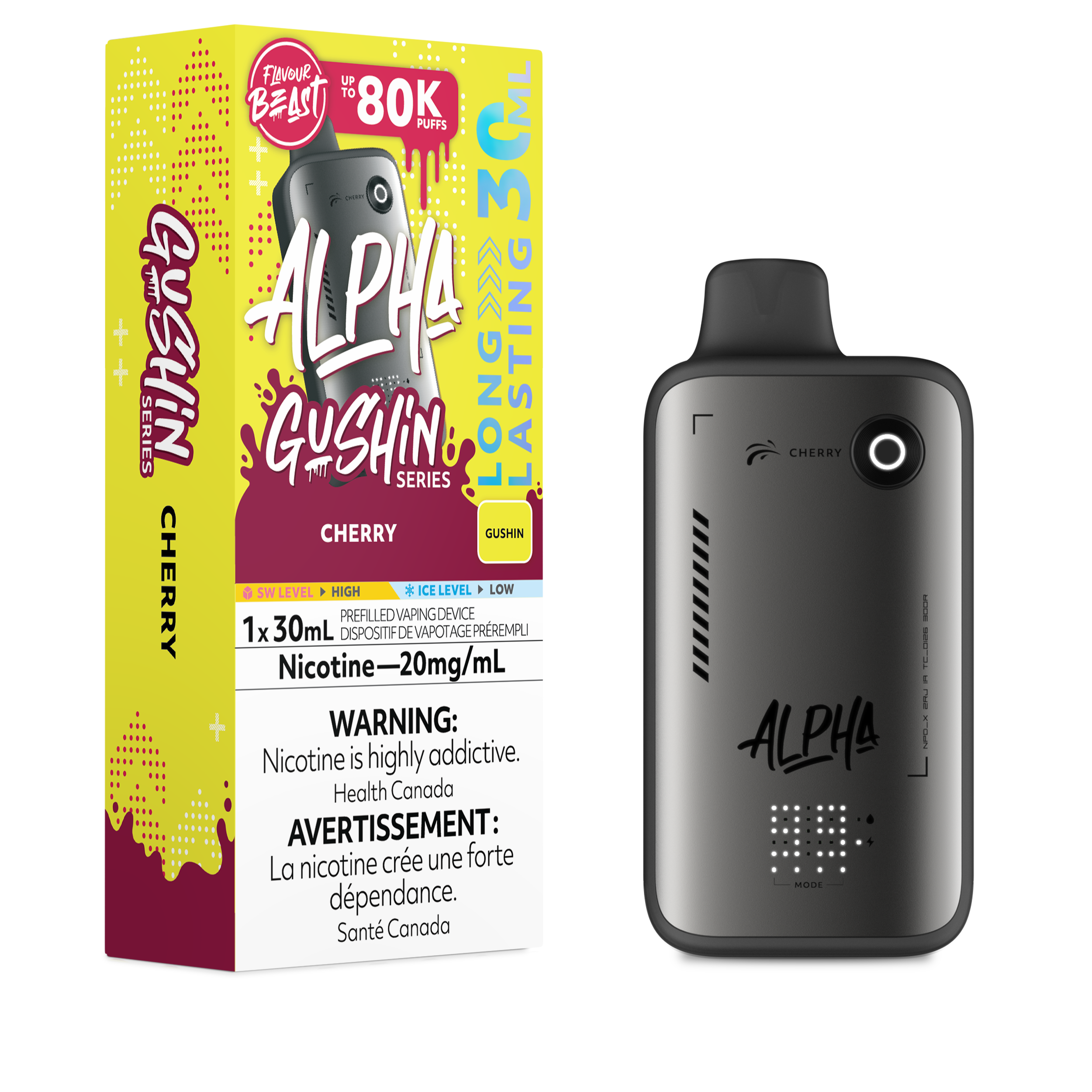 GUSHIN CHERRY - FLAVOUR BEAST ALPHA (30mL)