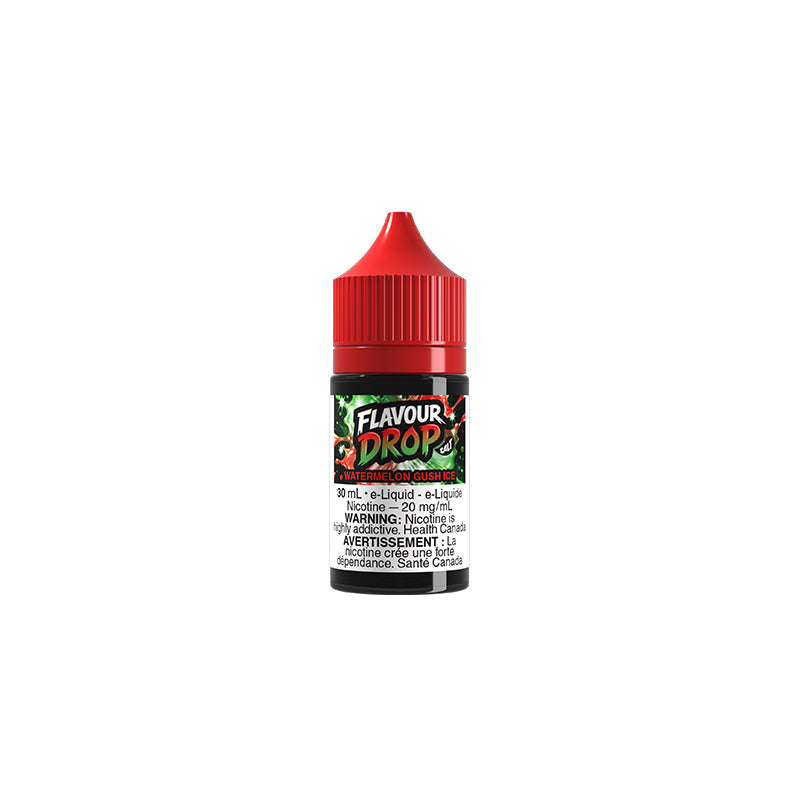 WATERMELON GUSH ICE BY FLAVOUR DROP SALT (30mL)