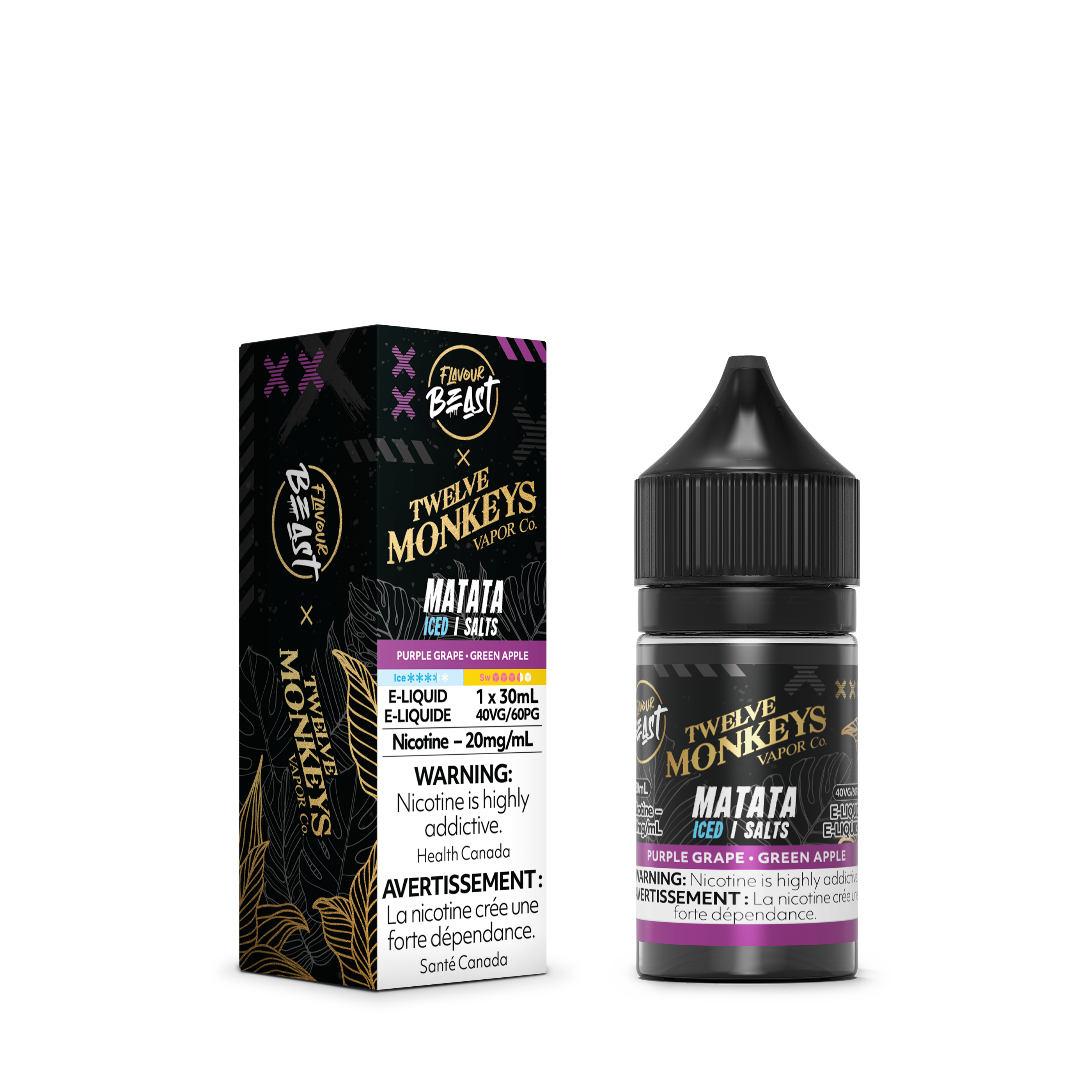 MATATA ICED - FLAVOUR BEAST X 12 MONKEYS E LIQUID (30mL)
