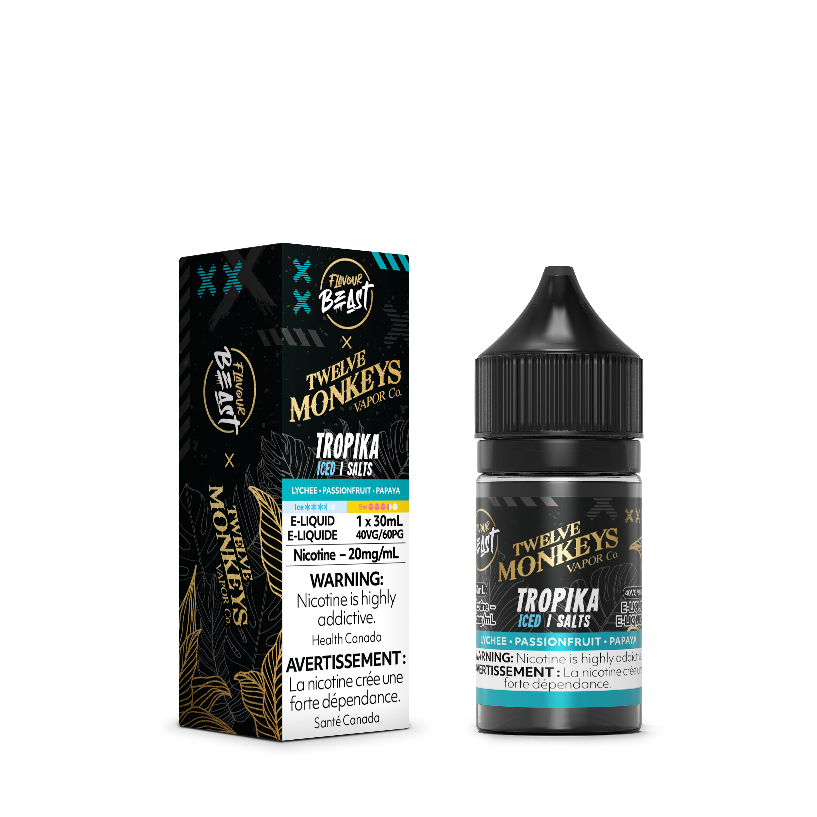 TROPIKA ICED - FLAVOUR BEAST X 12 MONKEYS E LIQUID (30mL)