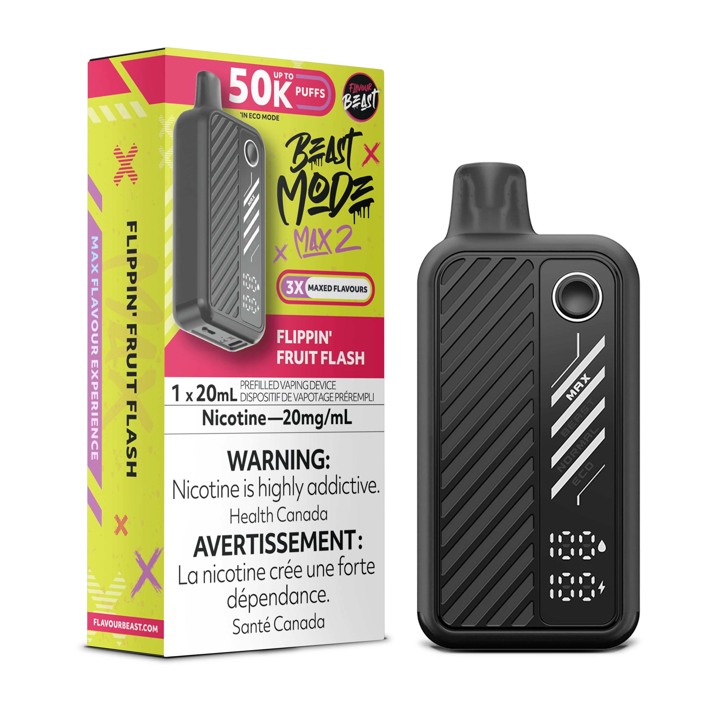 FLIPPIN' FRUIT FLASH - FLAVOUR BEAST BEAST MODE MAX 2 (20mL)