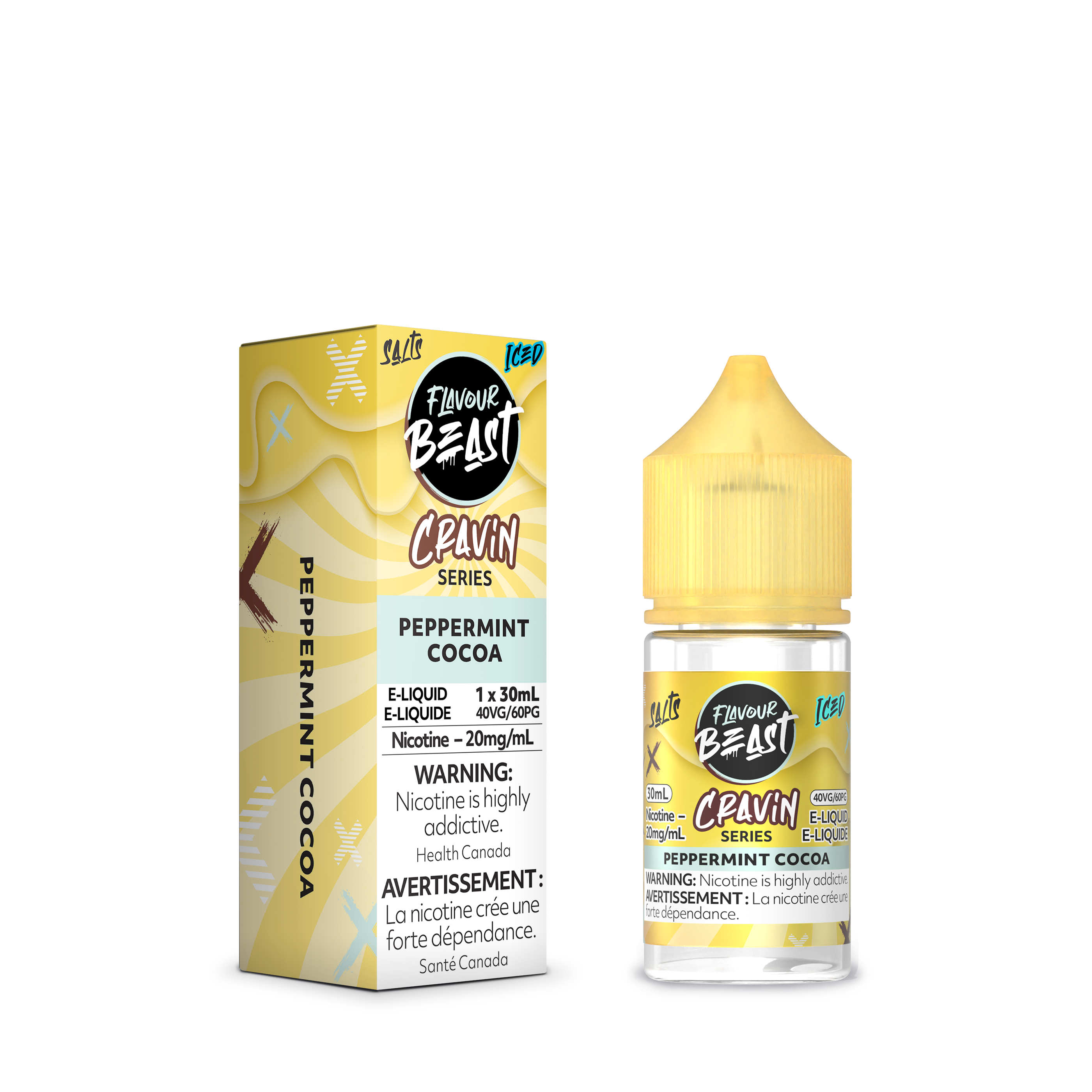 PEPPERMINT COCOA (ICED) - FLAVOUR BEAST CRAVIN' E-LIQUID (30mL)