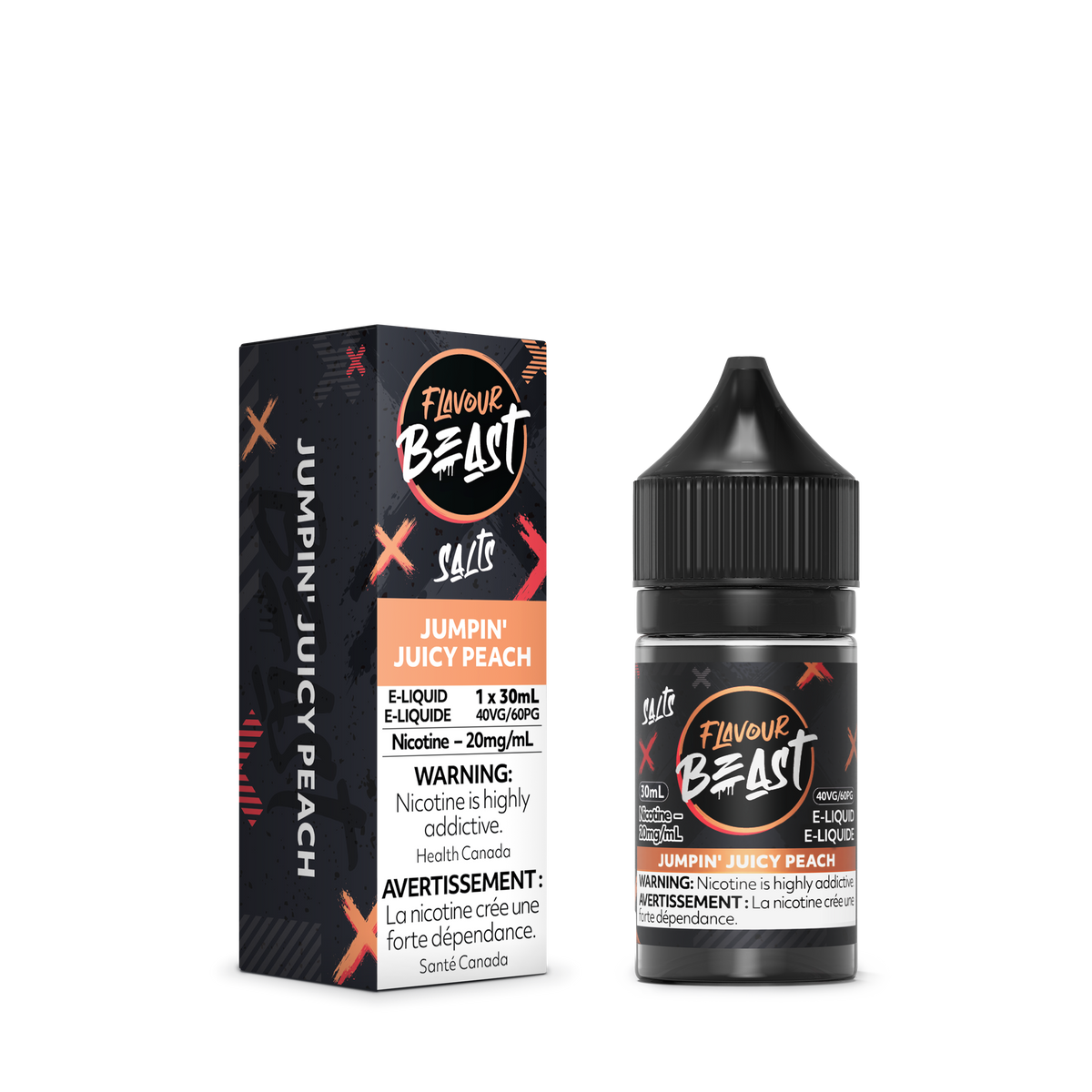 JUMPIN' JUICY PEACH - FLAVOUR BEAST E LIQUID (30mL)