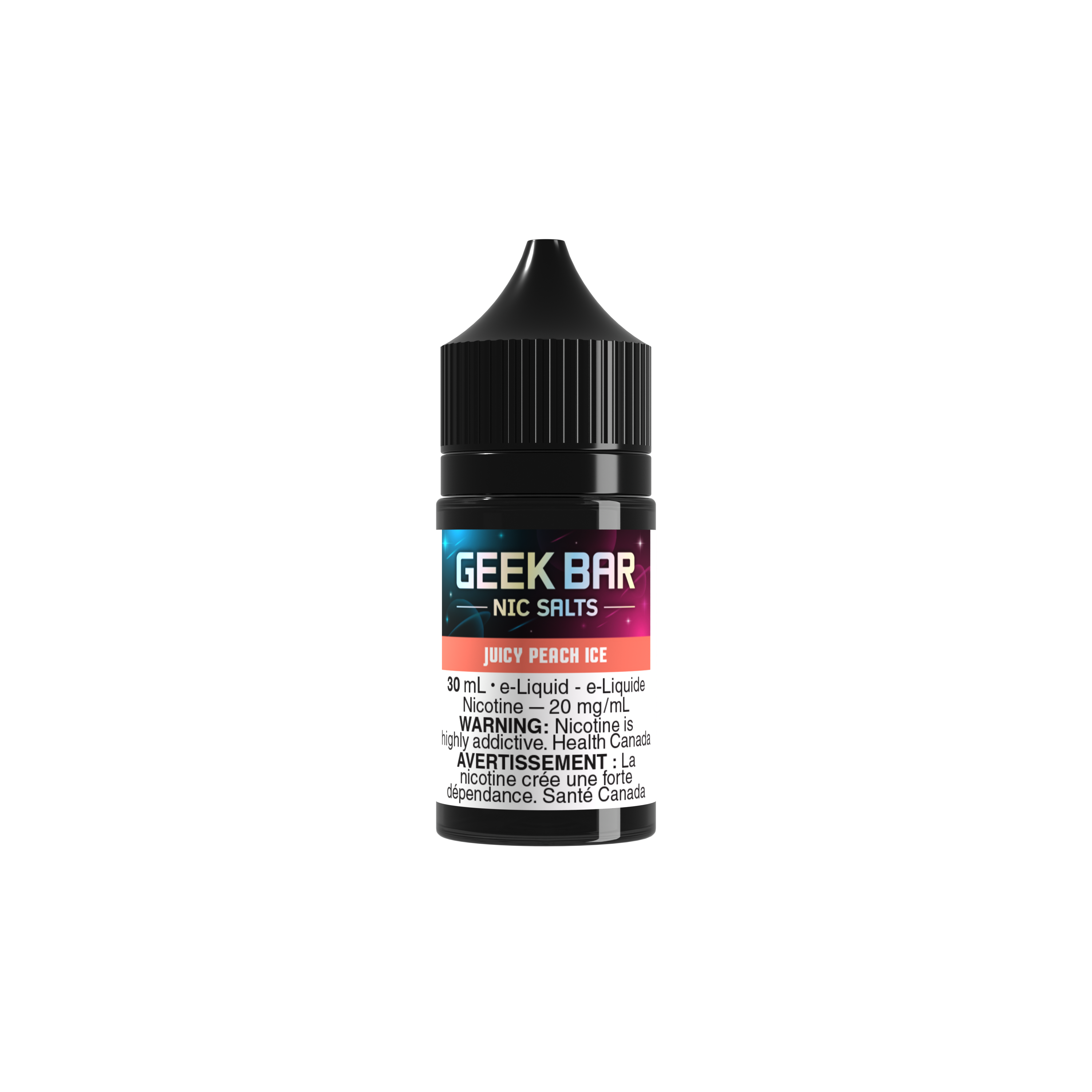 JUICY PEACH ICE - BY GEEK BAR NIC SALTS (30mL)
