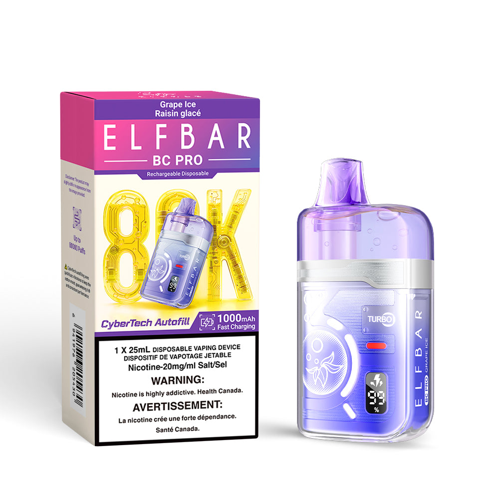 GRAPE ICE - ELFBAR BC PRO 80K (25ML)