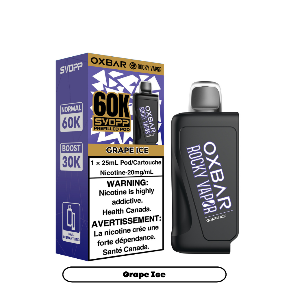 GRAPE ICE - OXBAR SVOPP 60K POD SYSTEM (SVOPP DEVICE REQUIRED)