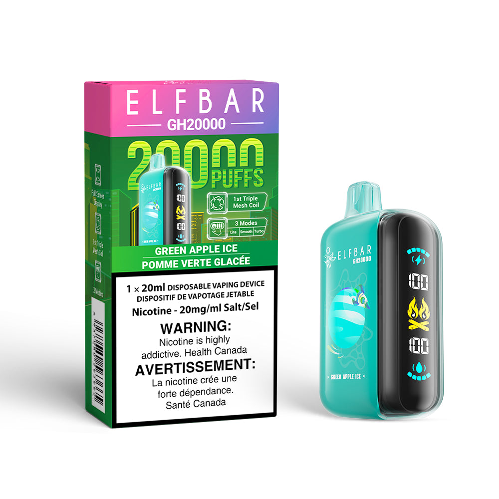 GREEN APPLE ICE - ELFBAR GH20000 (20mL)