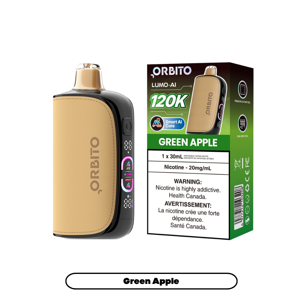 GREEN APPLE - ORBITO LUMO AI 120K (30mL)