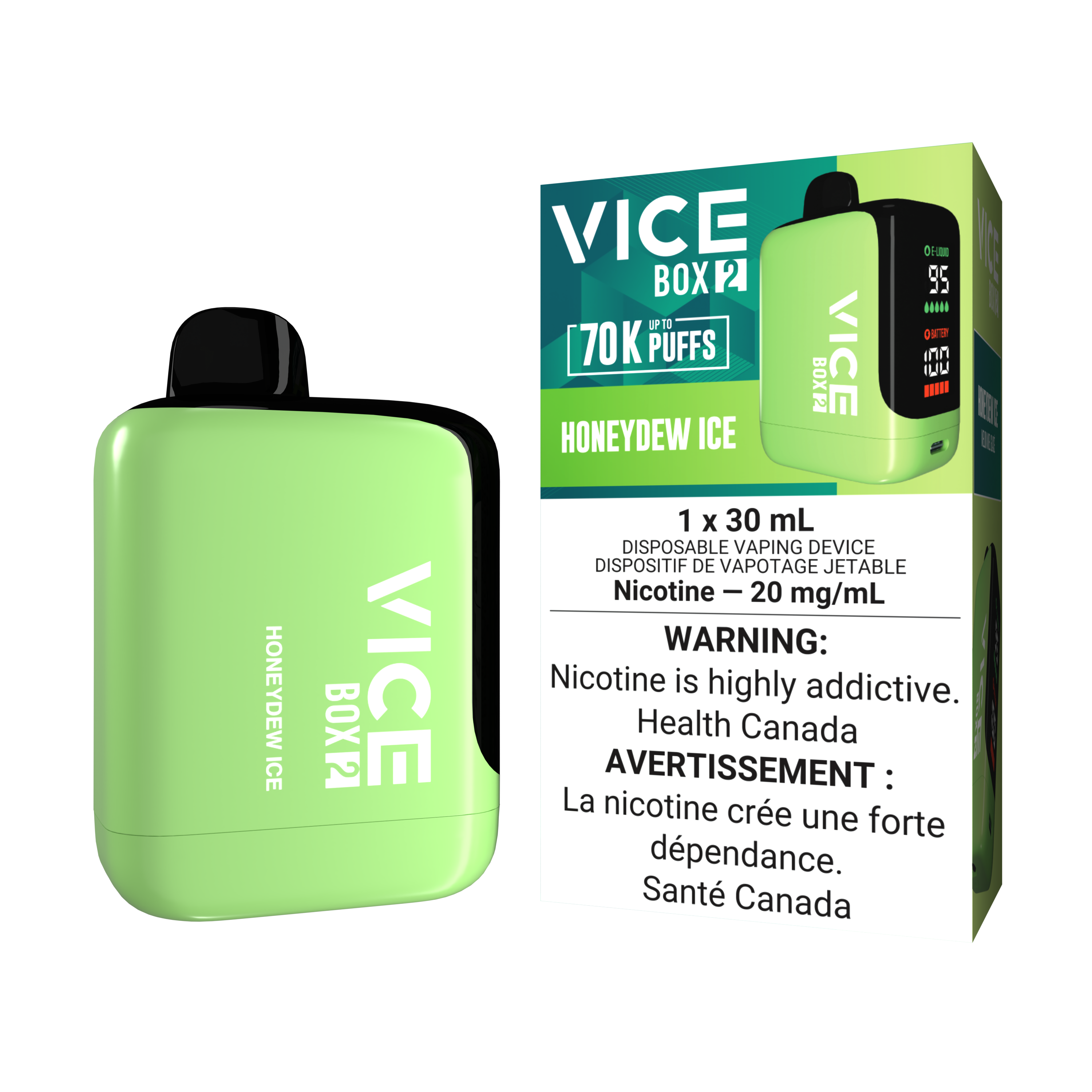 HONEYDEW ICE - VICE BOX 2 DISPOSABLE