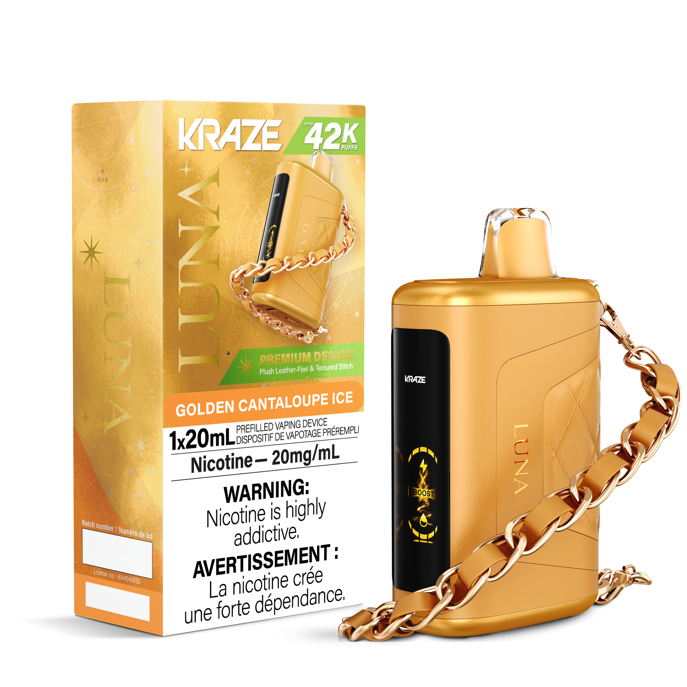 GOLDEN CANTALOUPE ICE - KRAZE LUNA