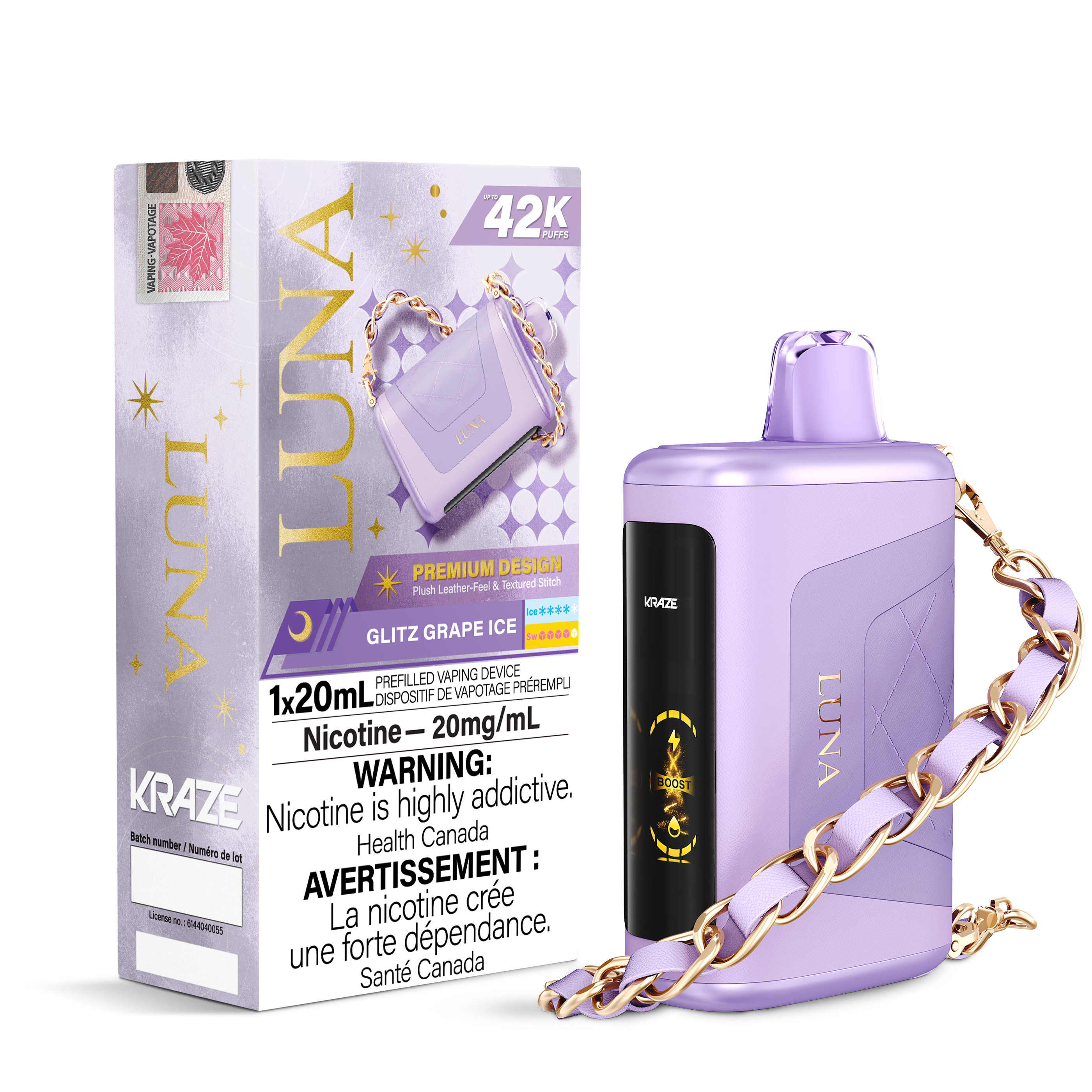 GLITZ GRAPE ICE - KRAZE LUNA