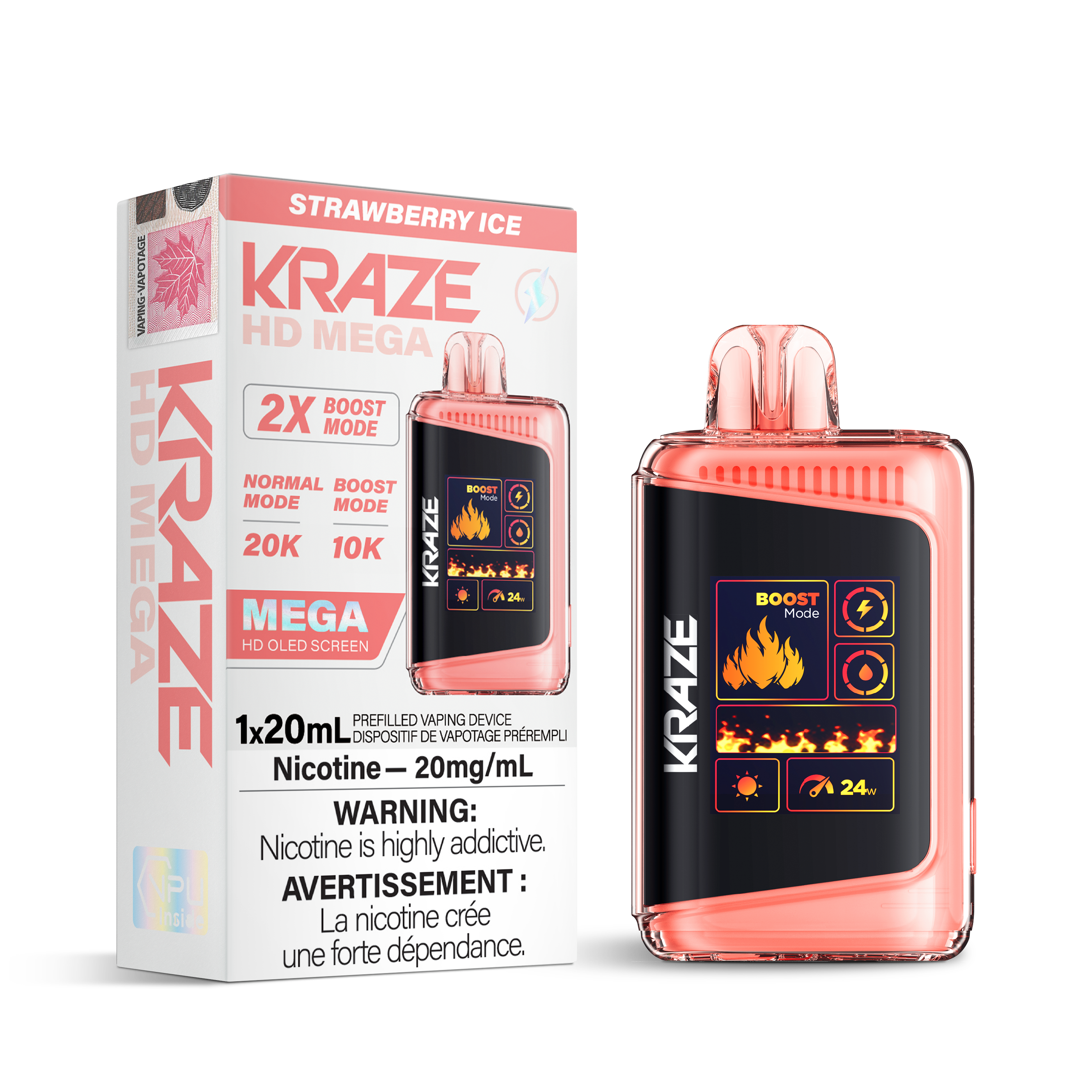 STRAWBERRY ICE - KRAZE HD MEGA