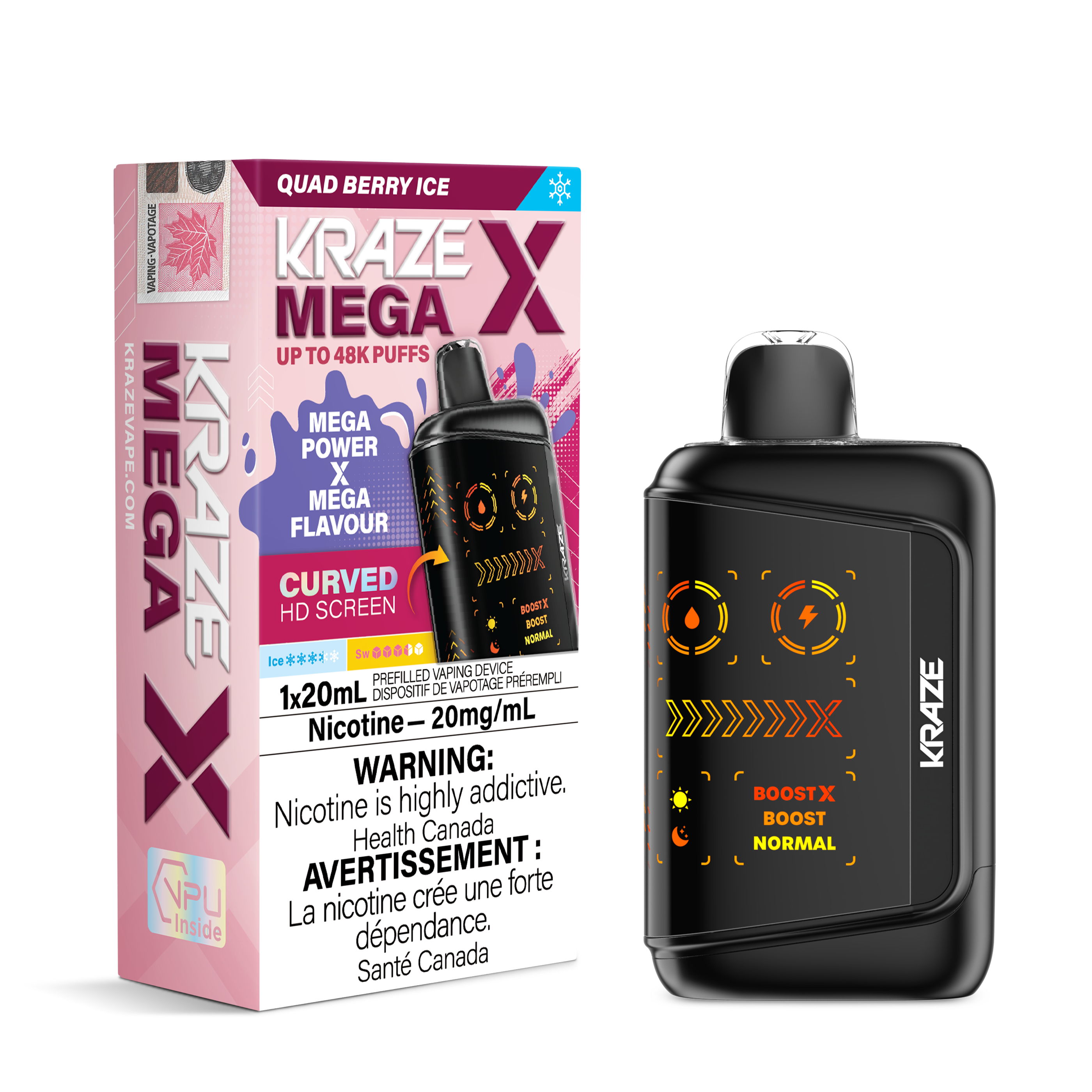 QUAD BERRY ICE - KRAZE MEGA X (20ML)