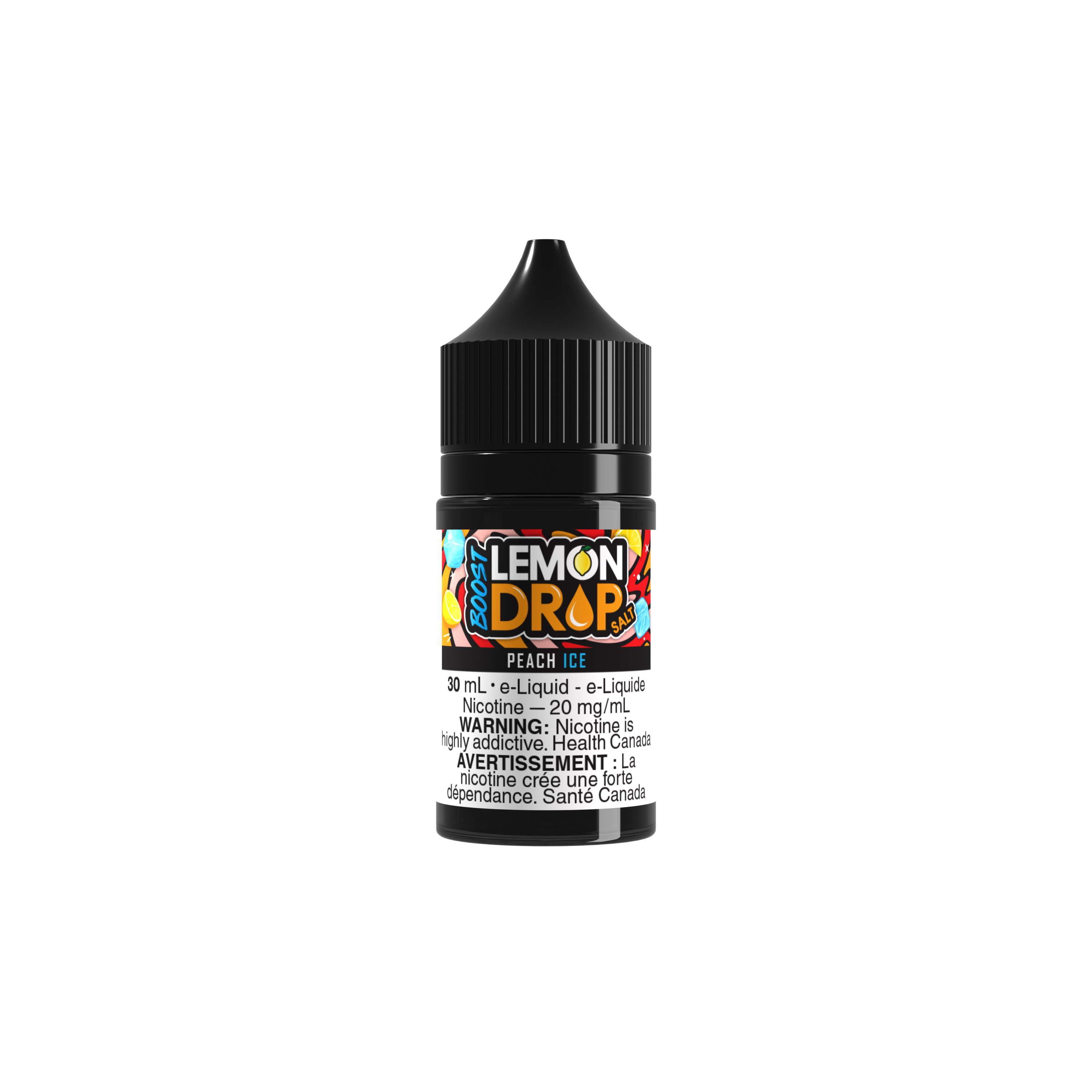 PEACH ICE BY LEMON DROP BOOST SALT (30mL)