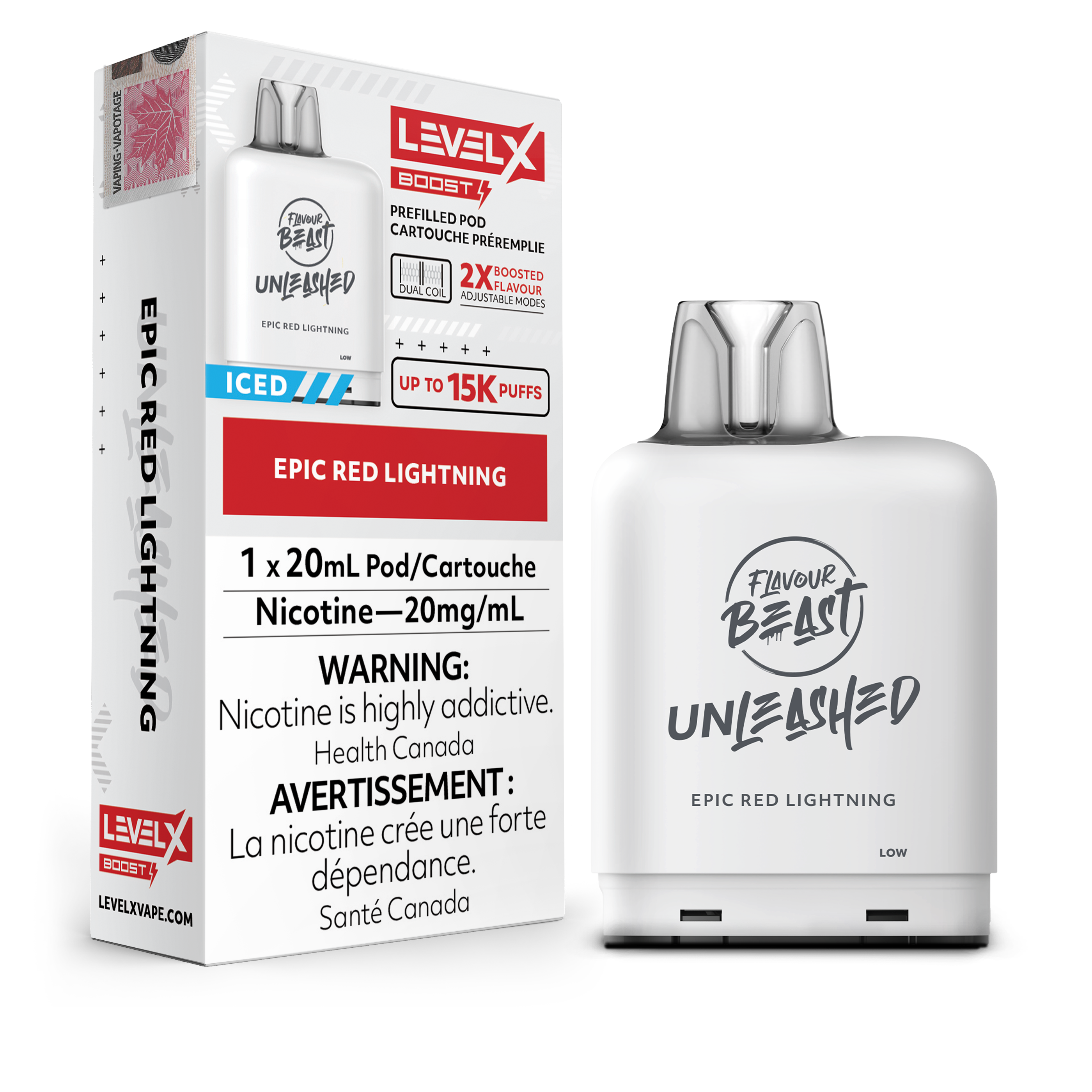 EPIC RED LIGHTNING - LEVEL X FB UNLEASHED BOOST (20mL)
