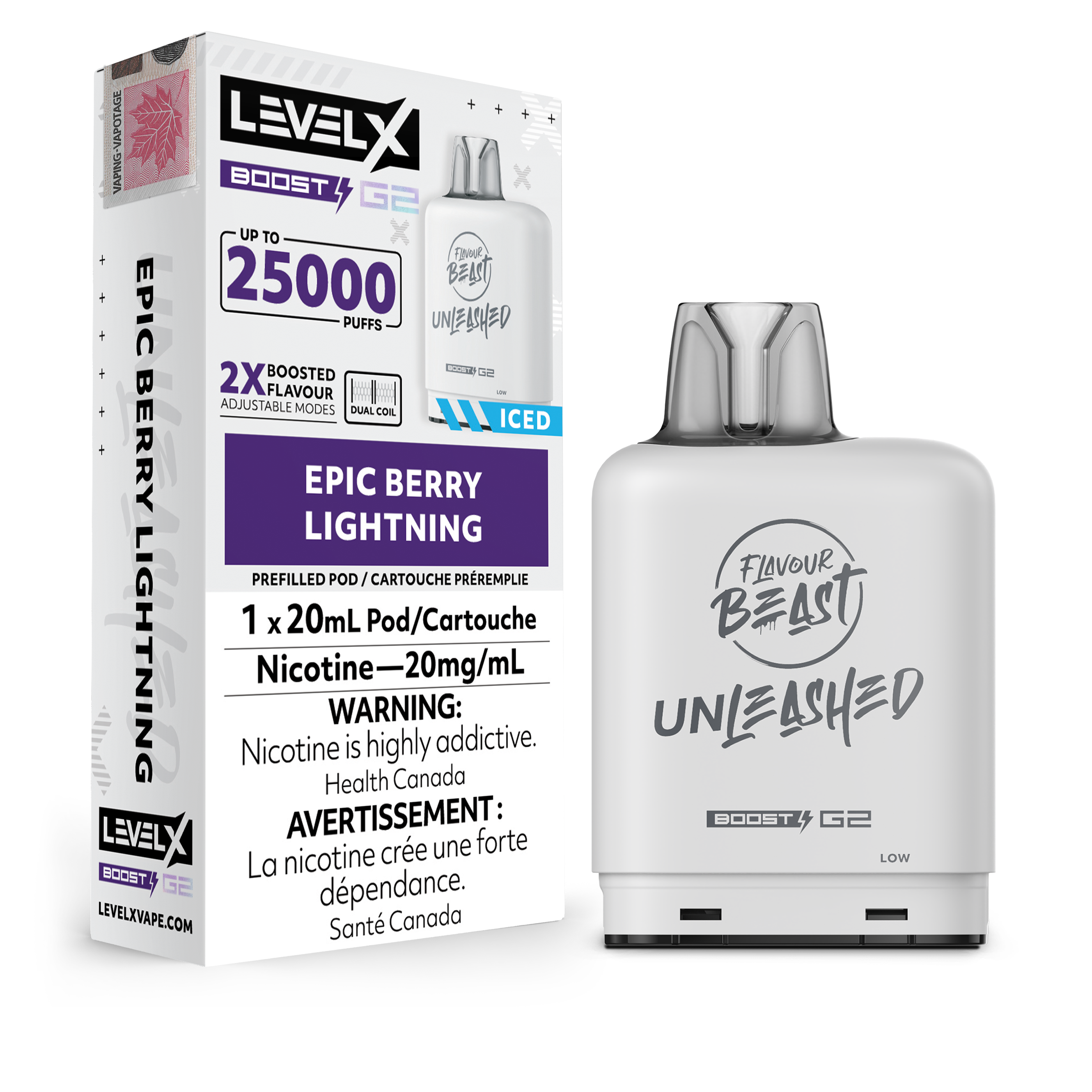 EPIC BERRY LIGHTNING - LEVEL X FB UNLEASHED BOOST (20mL)