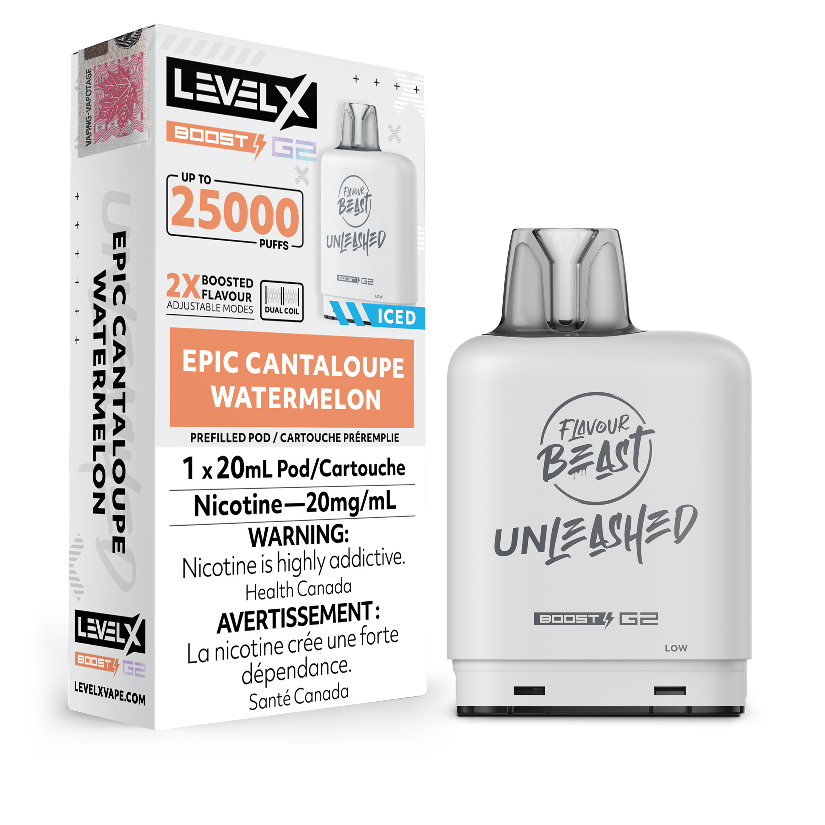 EPIC CANTALOUPE WATERMELON - LEVEL X FB UNLEASHED BOOST (20mL)