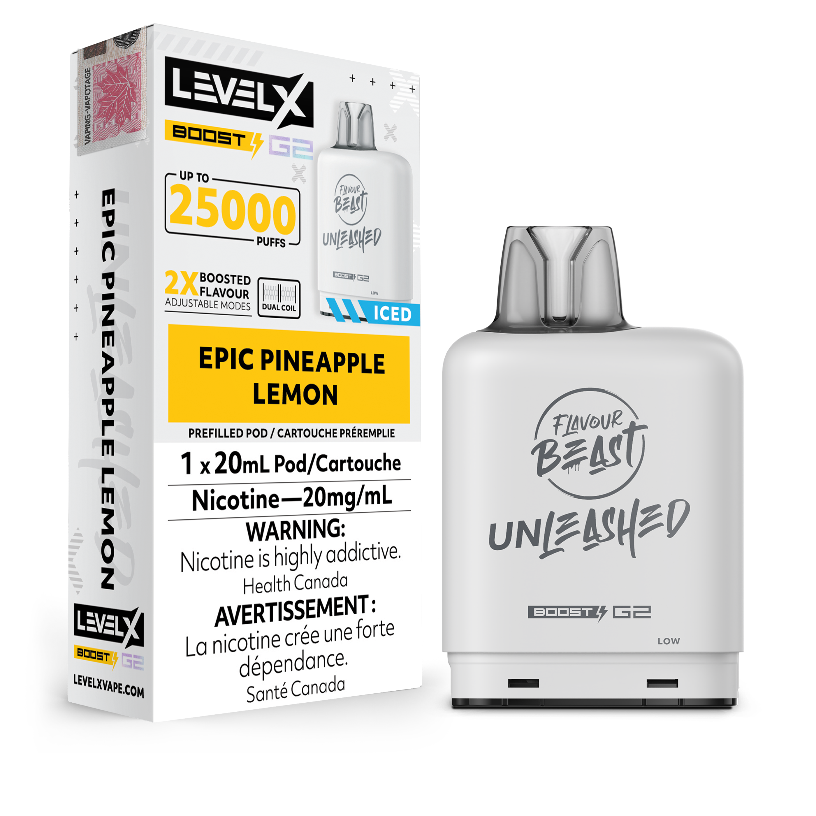 EPIC PINEAPPLE LEMON - LEVEL X FB UNLEASHED BOOST (20mL)