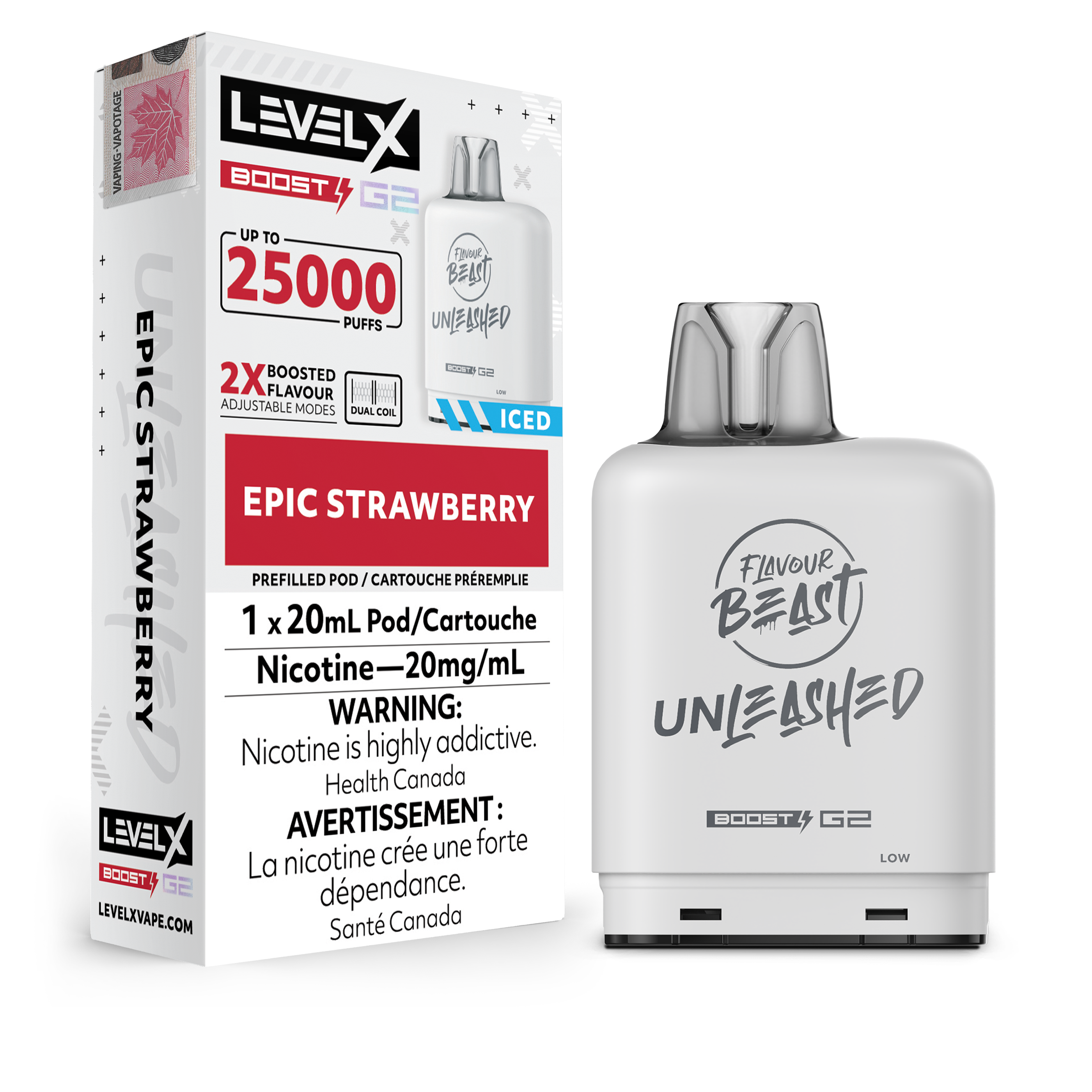 EPIC STRAWBERRY - LEVEL X FB UNLEASHED BOOST (20mL)