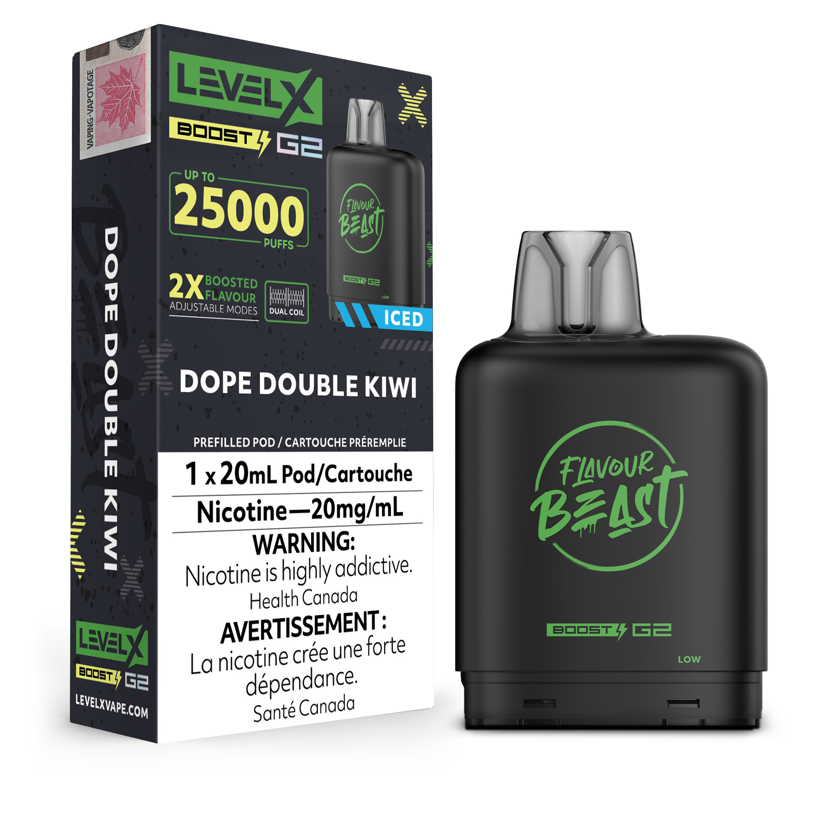 DOPE DOUBLE KIWI - LEVEL X FB BOOST (20mL)