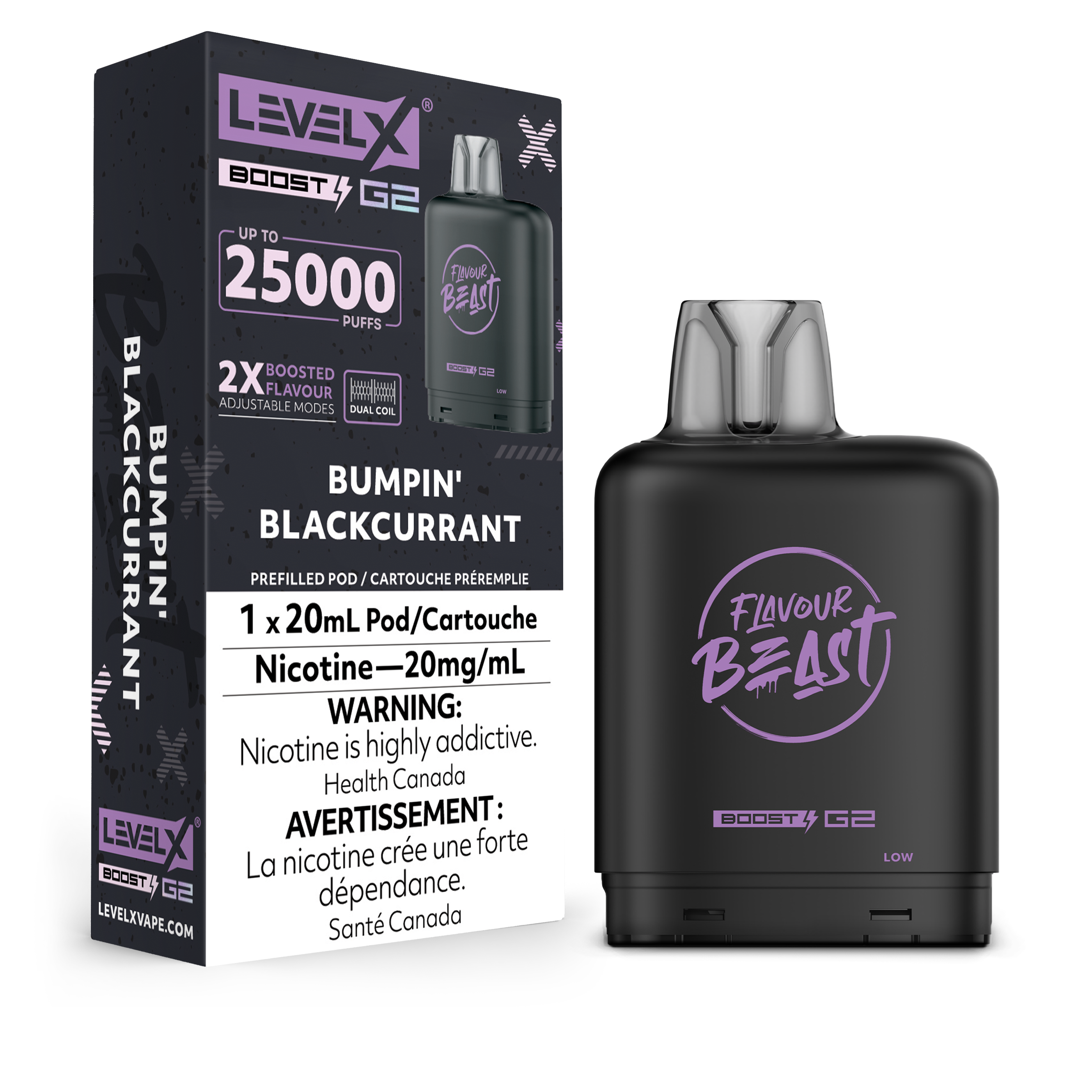 BUMPIN' BLACKCURRANT - LEVEL X FB BOOST (20mL)