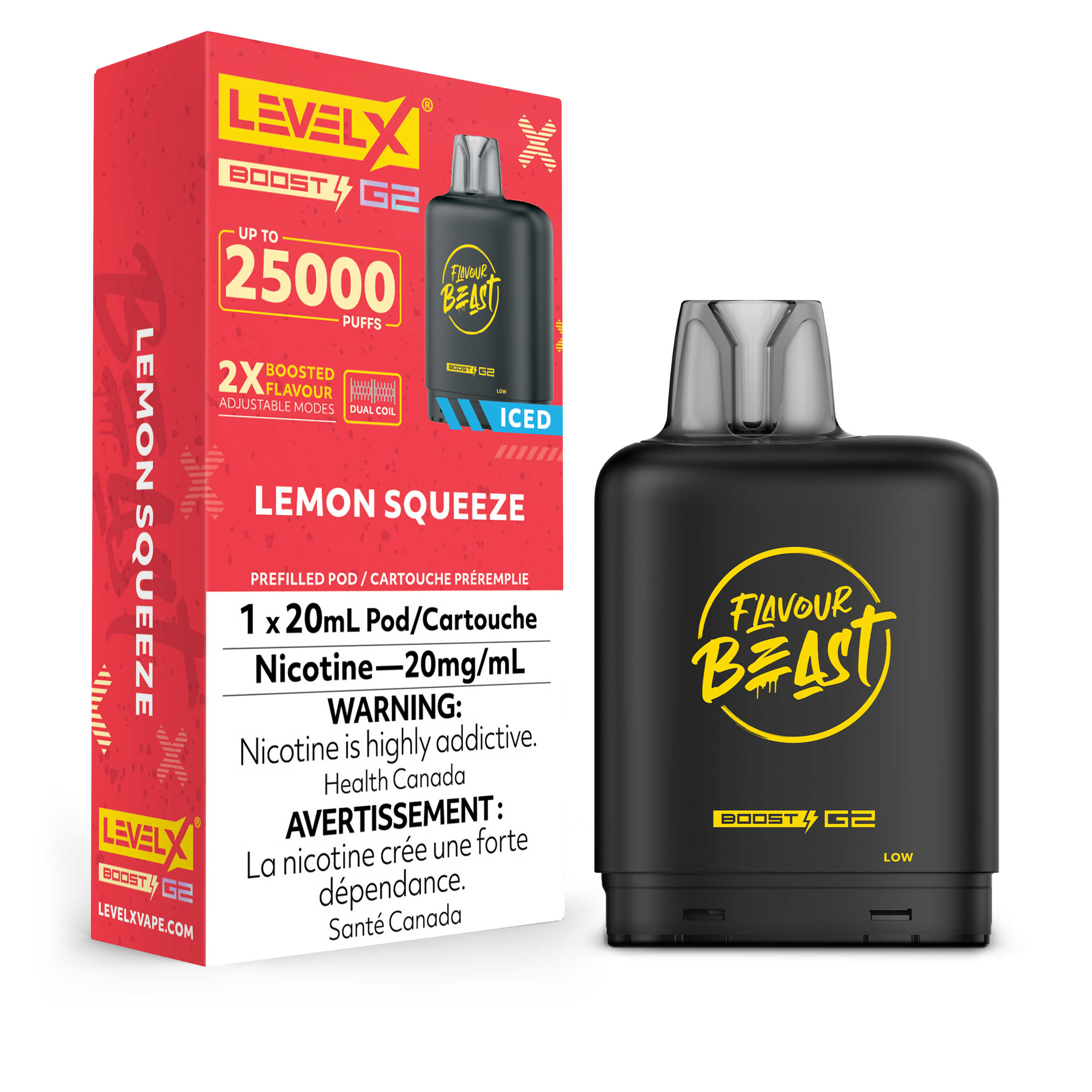LEMON SQUEEZE - LEVEL X FB BOOST (20mL)