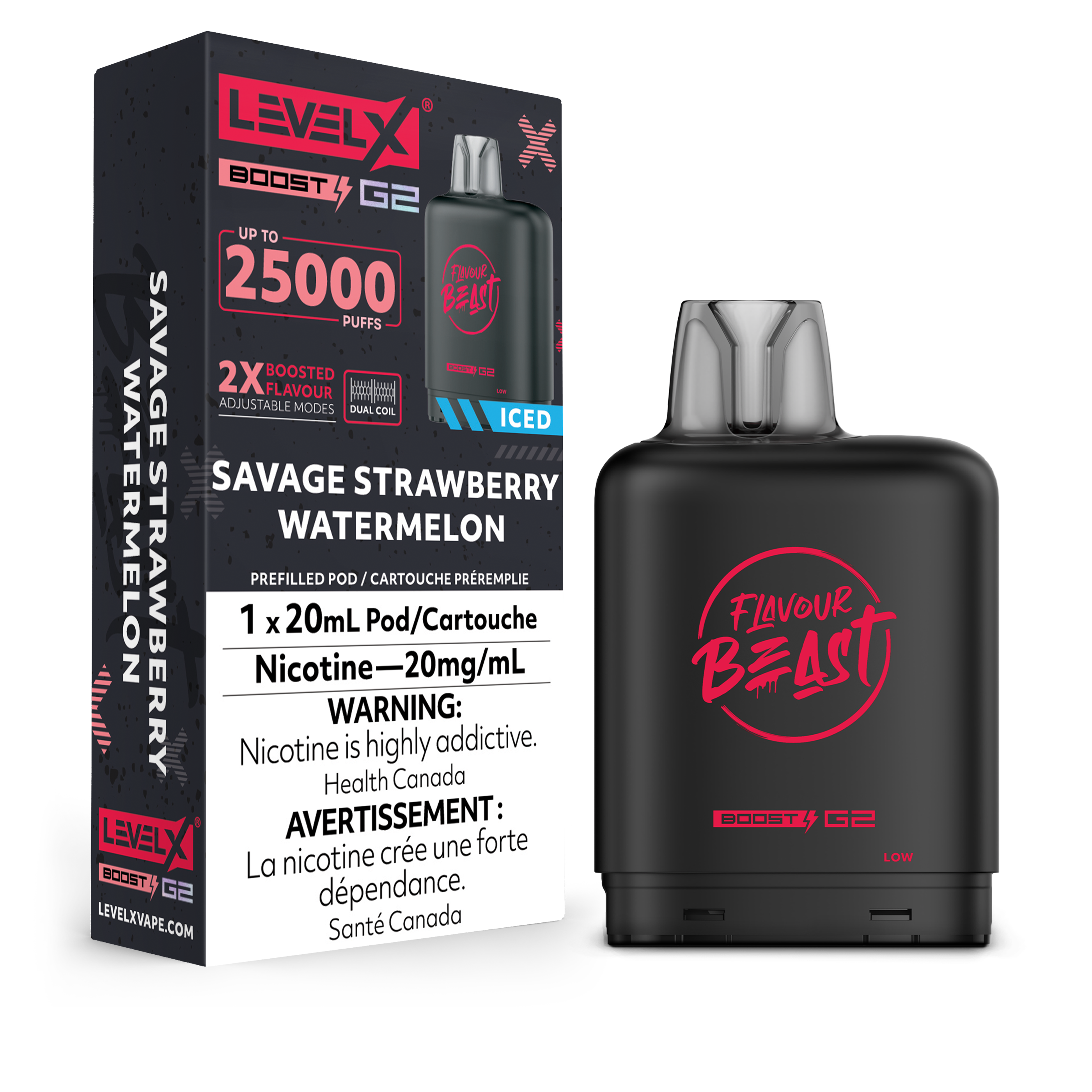SAVAGE STRAWBERRY WATERMELON - LEVEL X FB BOOST (20mL)