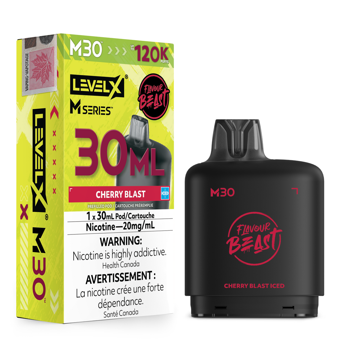 CHERRY BLAST ICED - LEVEL X M30 (30mL) *LEVEL X M DEVICE REQUIRED*