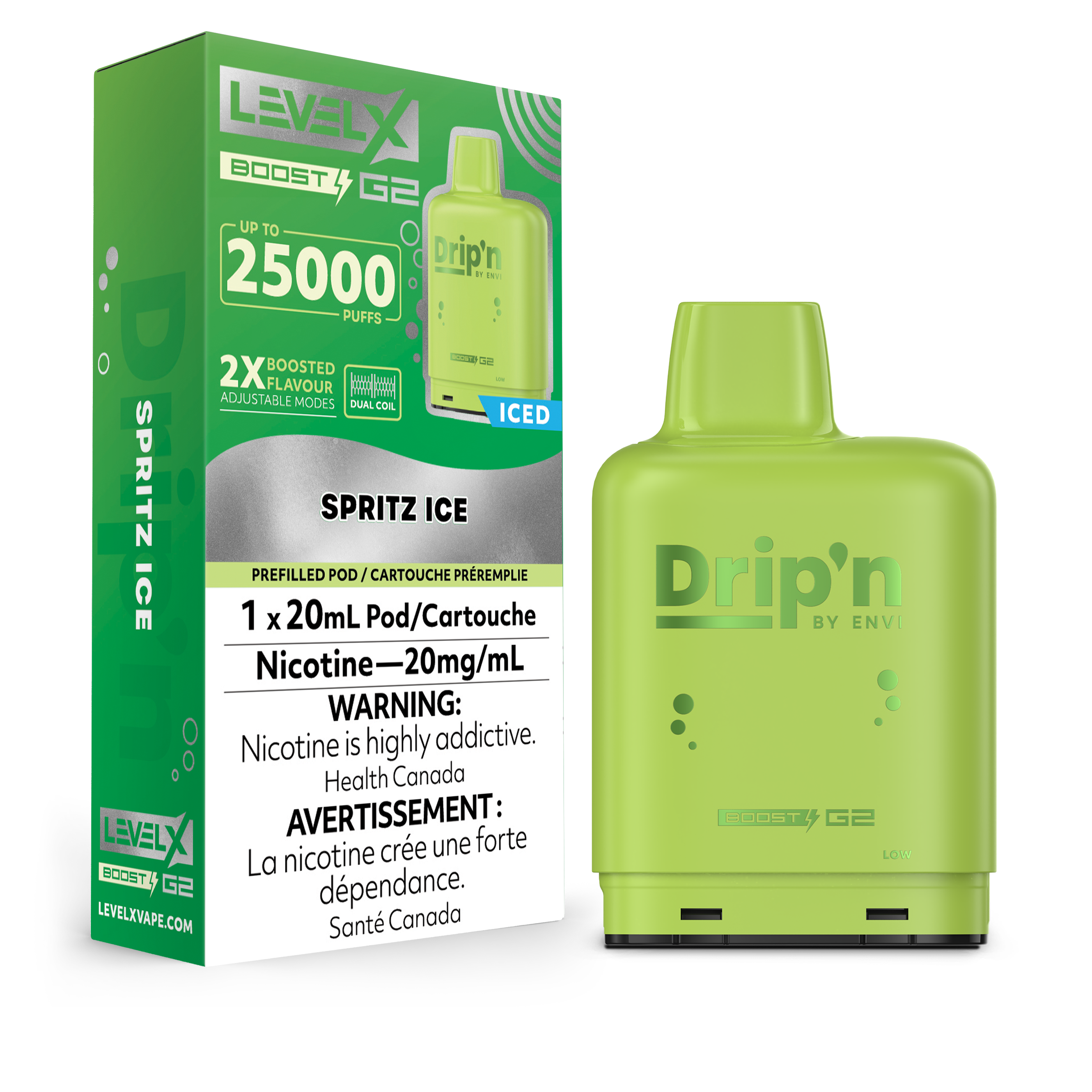 SPRITZ ICE - LEVEL X DRIP'N BOOST (20mL)