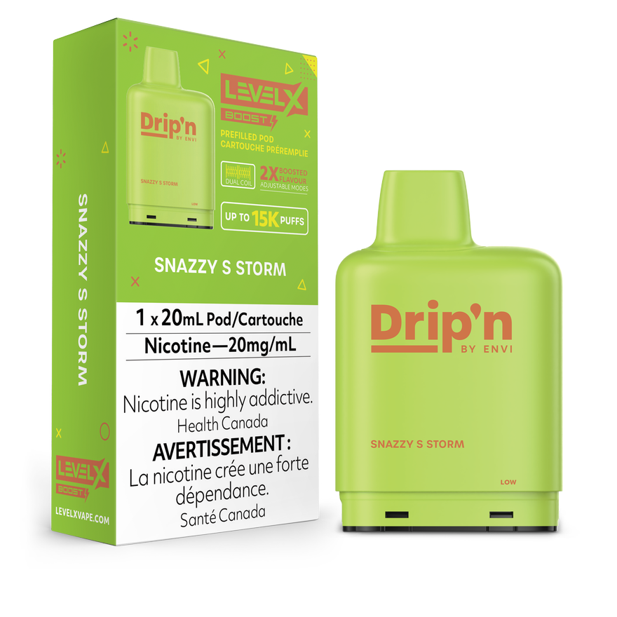 SNAZZY S STORM - LEVEL X DRIP'N BOOST (20mL)