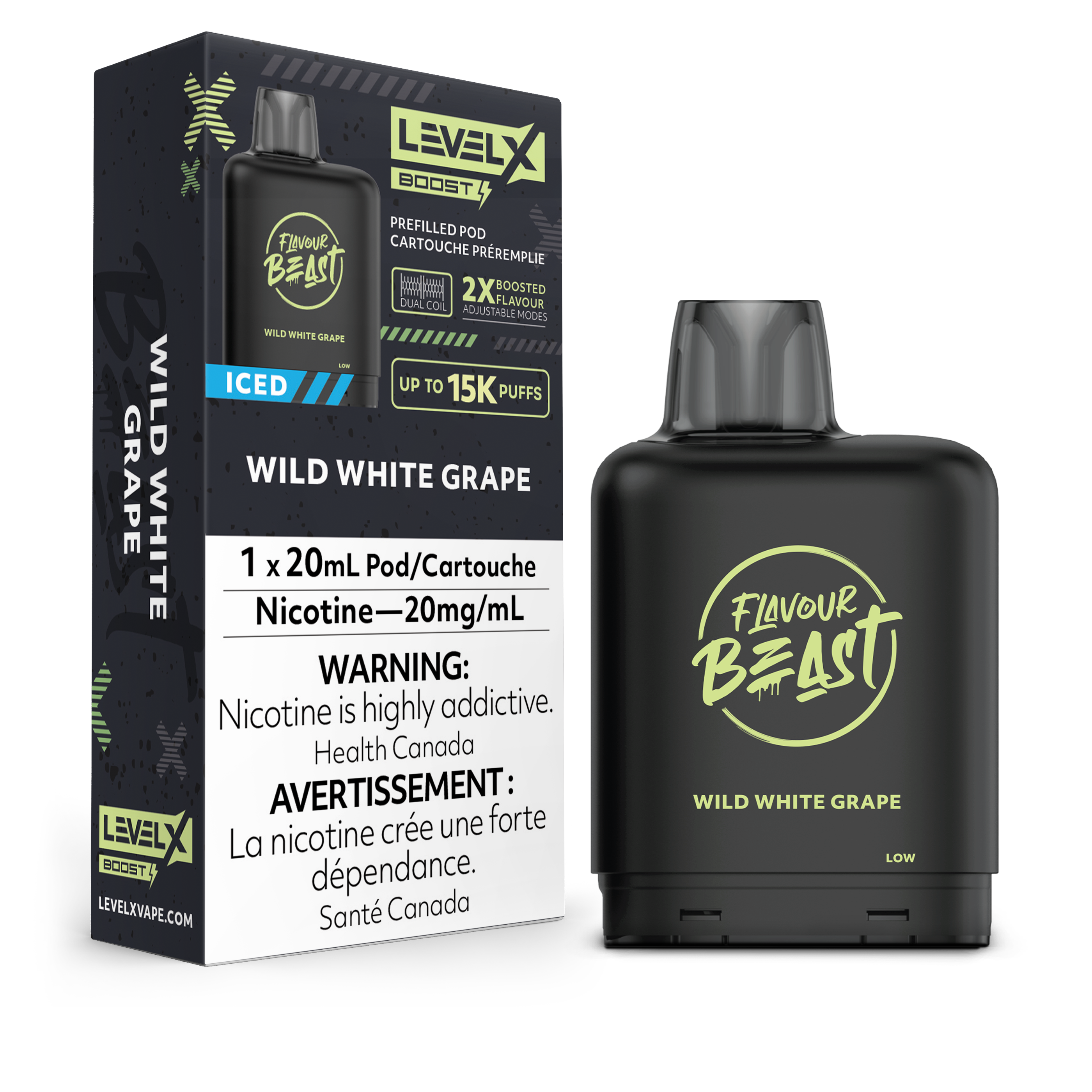 WILD WHITE GRAPE - LEVEL X FB BOOST (20mL)